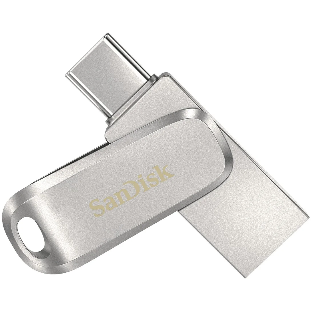 SanDisk stick 512gb usb 3 1 ultra dual drive luxe type c silver Speichermedien