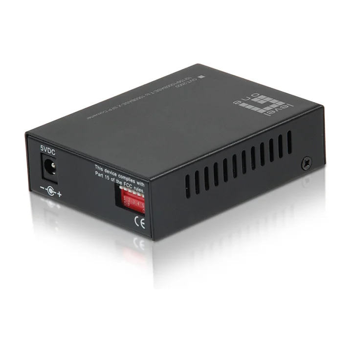 LevelOne GVT 2000 Netzwerk Medienkonverter 1000 Mbit s Multi Modus Schwarz
