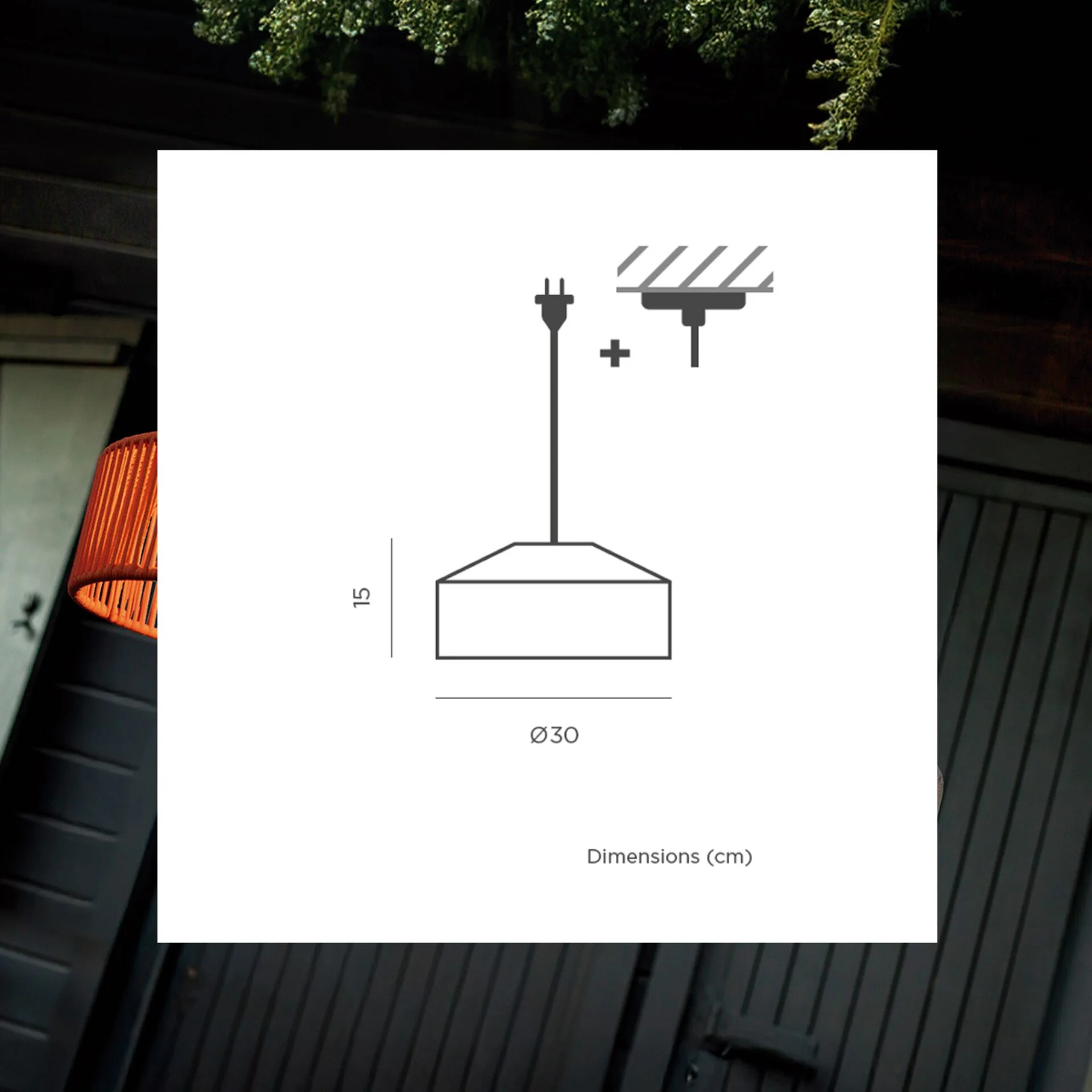 NewGarden New Garden CALABARDINA HANG Cable weiss Beleuchtung