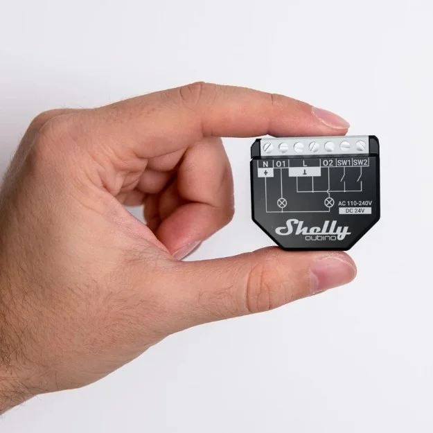 Shelly Relais ZollWave 2PMZoll max  16A 2 Kanaele Unterputz Messfunktion Smart Home Zubehoer