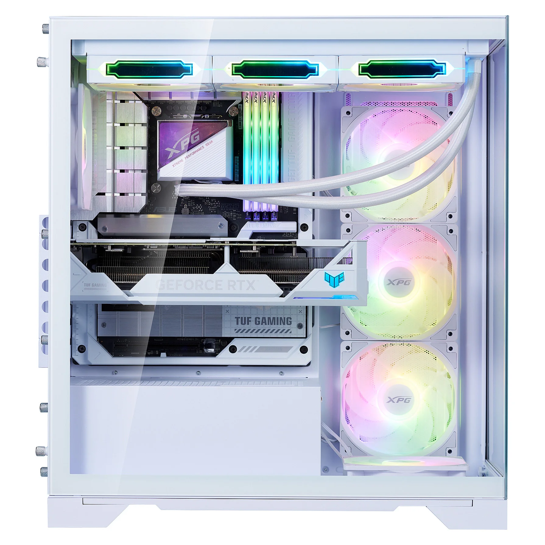 XPG INVADER X BTF MID TOWER GEHAeUSE Weiss PC-Komponenten