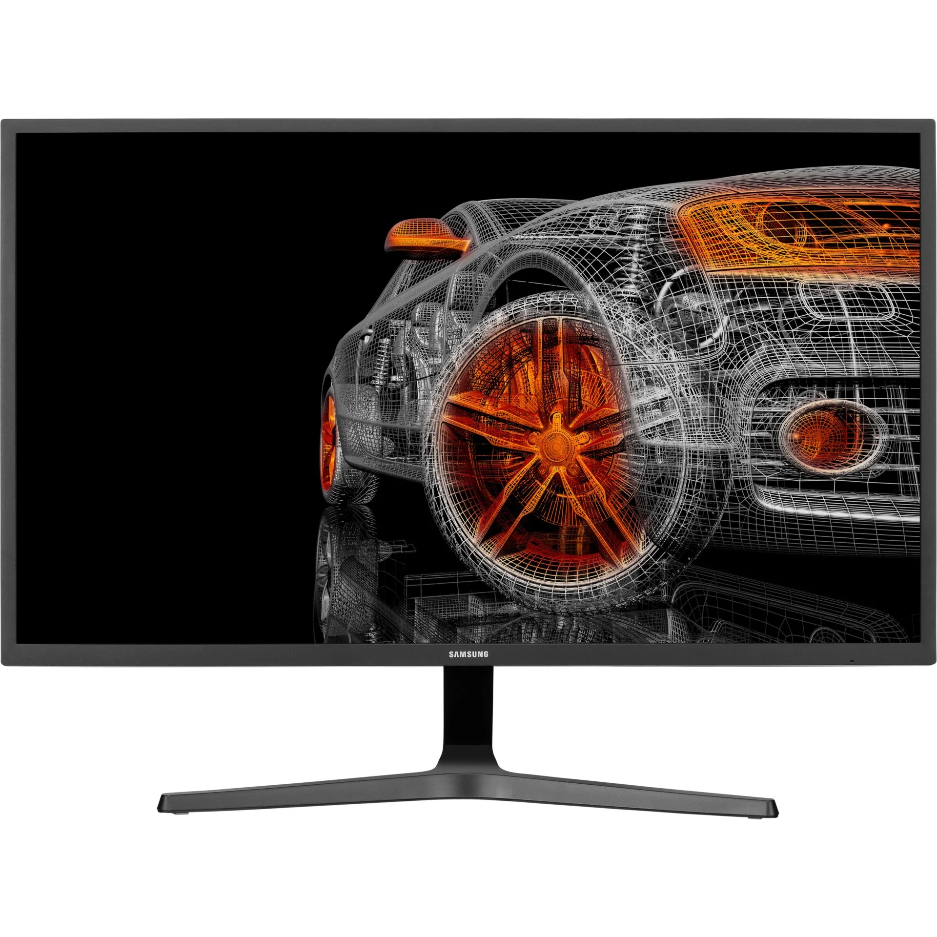 Samsung UJ59 Computerbildschirm 81 3 cm  32   3840 x 2160 Pixel 4K Ultra HD LCD Grau Monitore Home Office