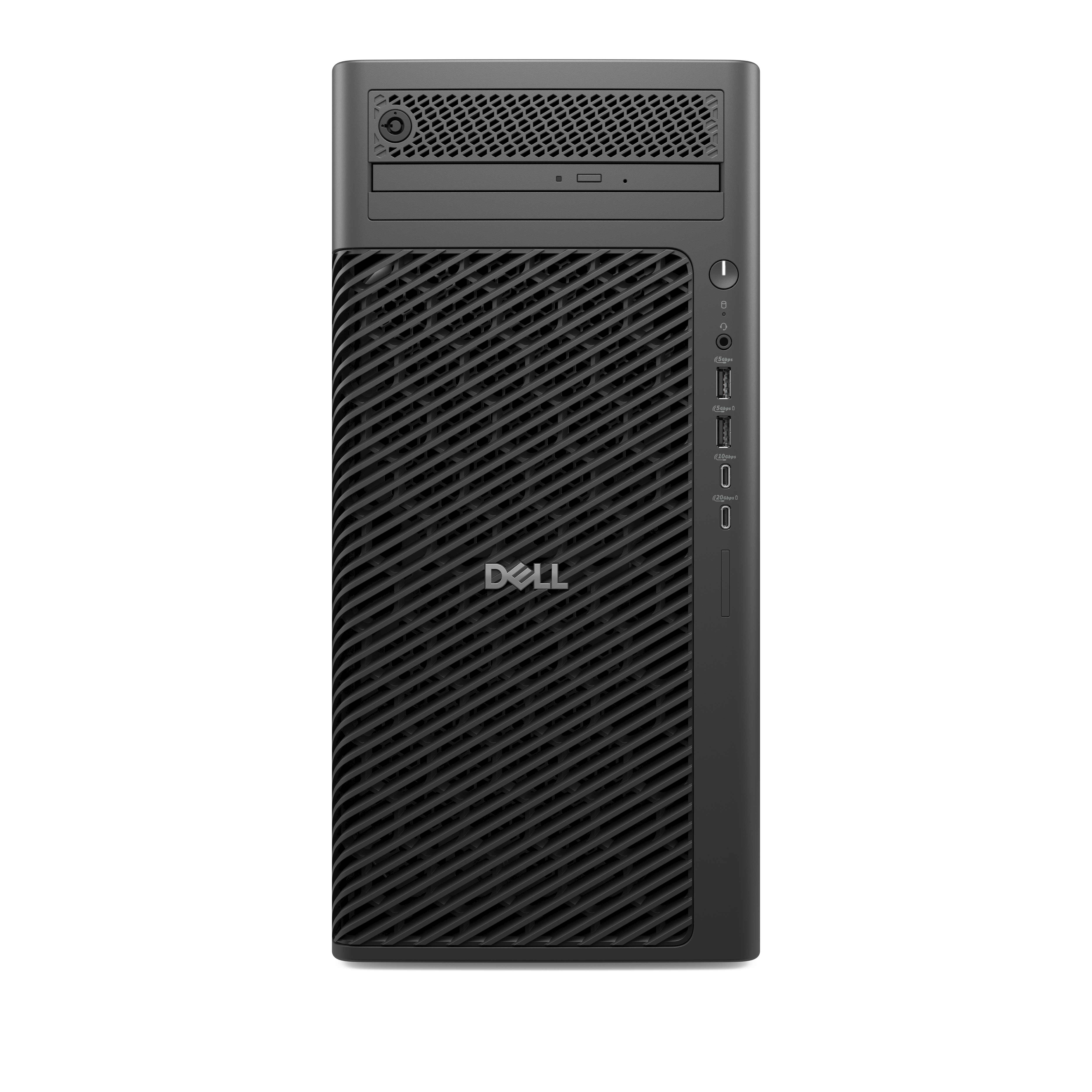 Dell Pro Max Tower T2 FCT2250 Intel Core Ultra 7 265K 32GB 1TB SSD Integrated vPro Kb Mouse 1500W TPM W11P 3Y Basic Onsite PC-Zubehoer