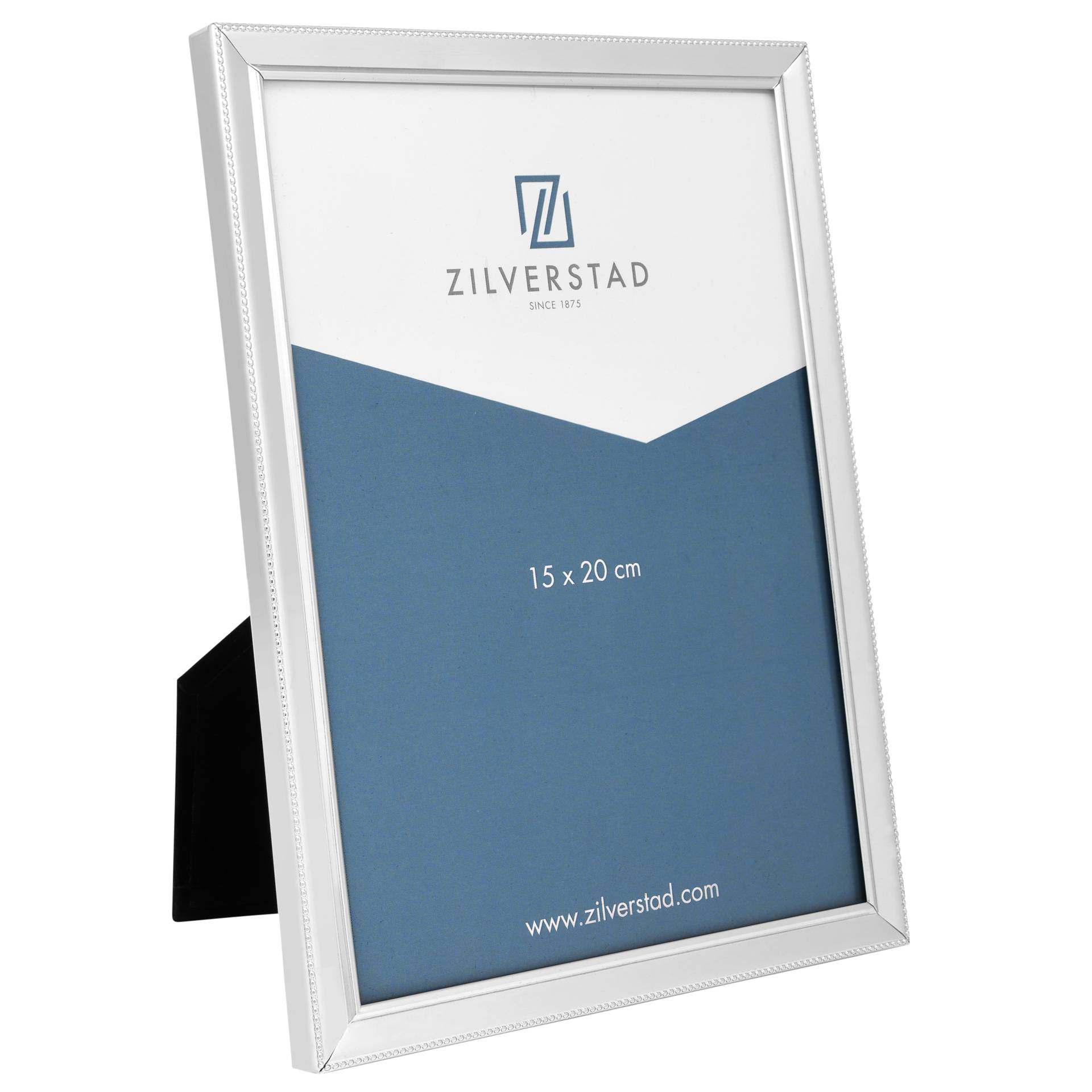Zilverstad Perlrand silber 15x20 Metall Portrait schmal 7152231 Bilderrahmen