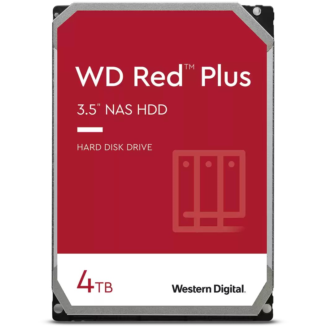 Western Digital 4TB WD WD40EFPX Red Plus 5400RPM 256MB Speichermedien