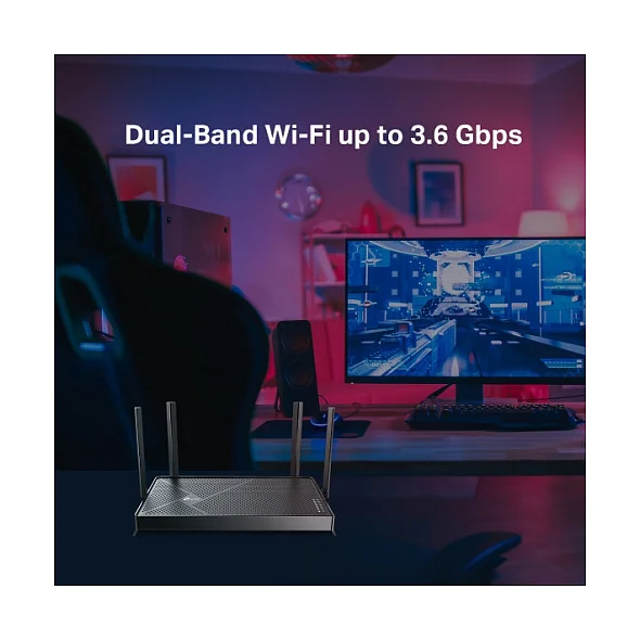 TP Link Archer BE3600 WLAN Router 2 5 Gigabit Ethernet Dual Band 2 4 GHz 5 GHz Schwarz