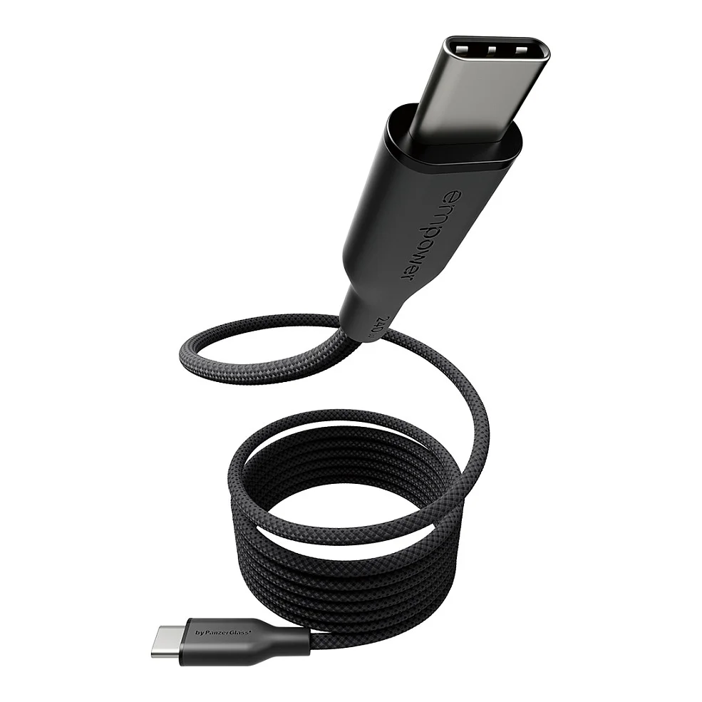 PanzerGlass empower  by   Magnetic 240W USB C to USB C Kabel   USB 2 0   1 5M   Weltall Schwarz Akkus Powerbanks & Kabel