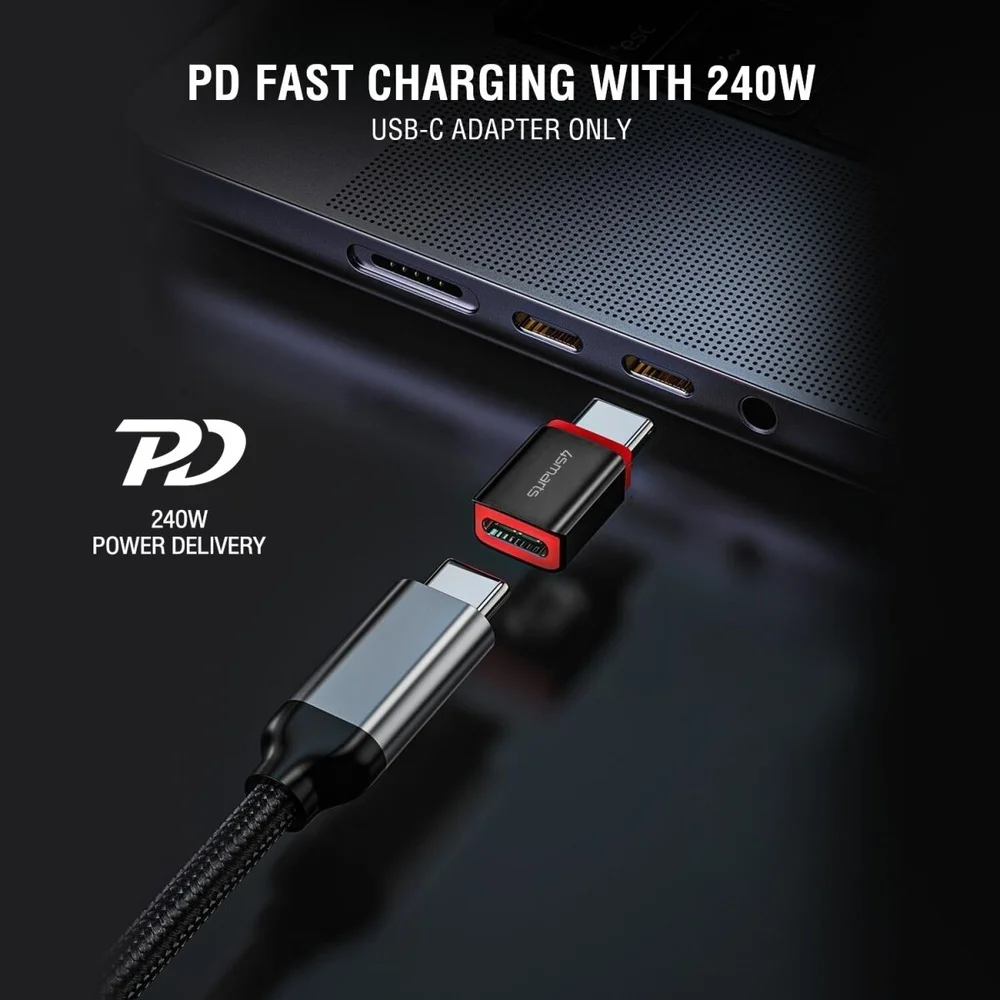 4SMARTS USB C auf USB A USB C Datenblocker Adapter Akkus Powerbanks & Kabel