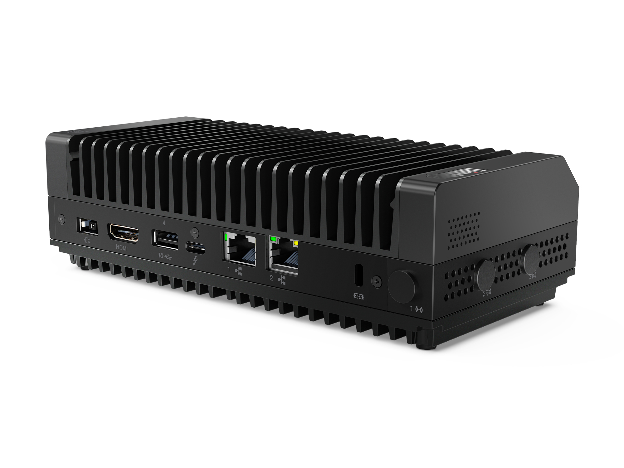 Lenovo ThinkEdge SE30 Intel  Celeron  6305E 8 GB DDR4 SDRAM 256 GB SSD Windows 11 IoT Enterprise Mini PC Mini PC Schwarz PC-Zubehoer