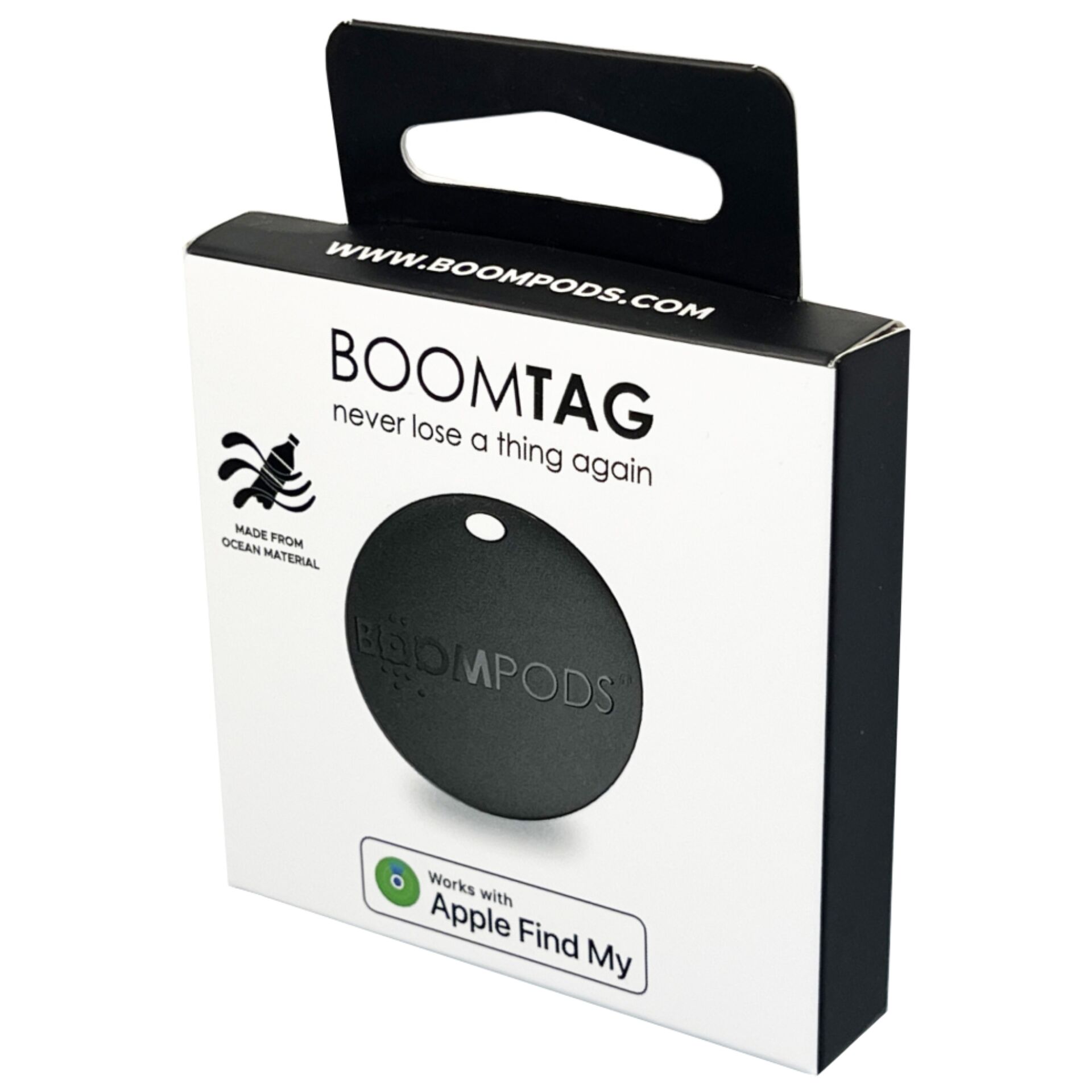 Boompods BOOMTAG  Black Notebook & Tablet Zubehoer