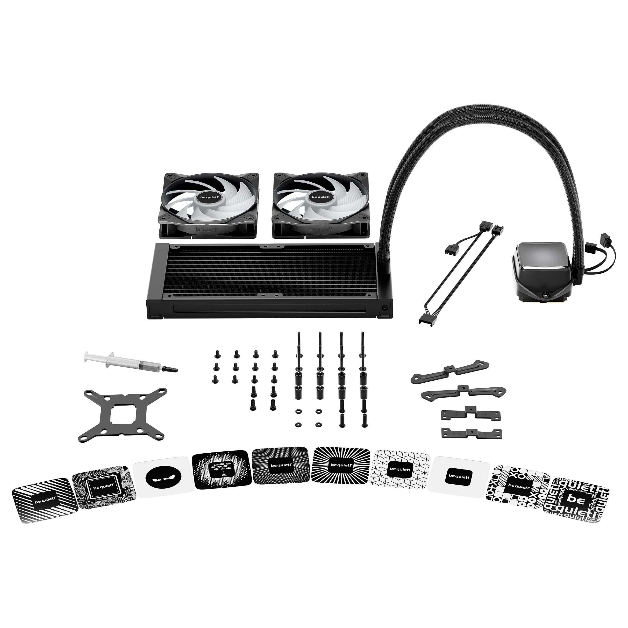 be quiet  PURE LOOP 3 LX Prozessor All in One Fluessigkeitskuehler 12 cm Schwarz 1 Stueck e  PC-Zubehoer