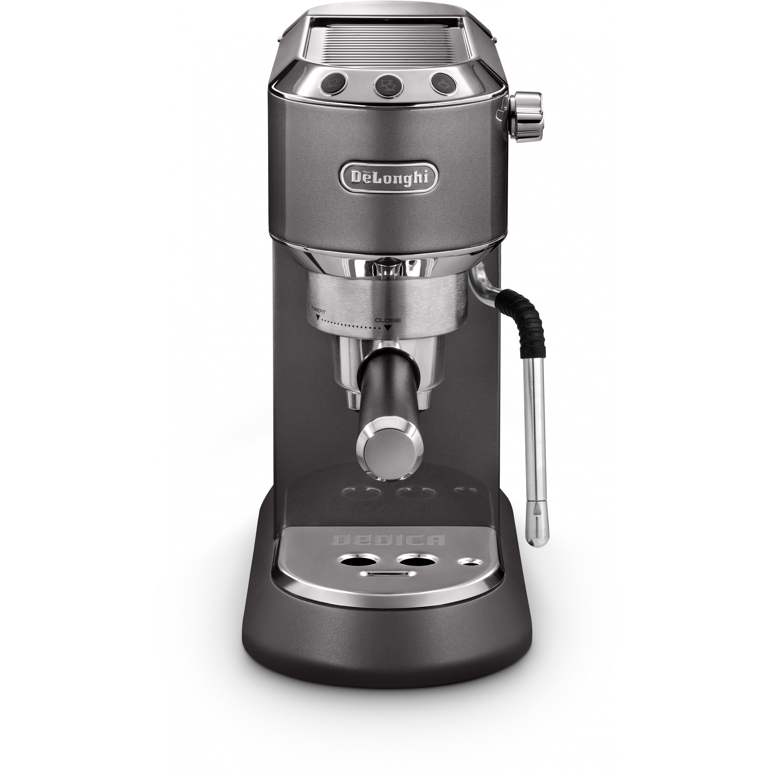 Delonghi EC 885GY Dedica Arte grau Siebtraegermaschinen Kaffeemaschinen