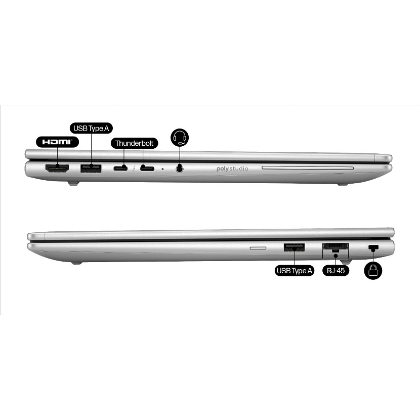 HP EliteBook 6 G1a AI PC AMD Ryzen AI 7 250 Laptop 35 6 cm  14   WUXGA 16 GB DDR5 SDRAM 512 GB SSD Wi Fi 7  802 11be  Windows 11 Pro Silber Notebooks & E-Book Reader