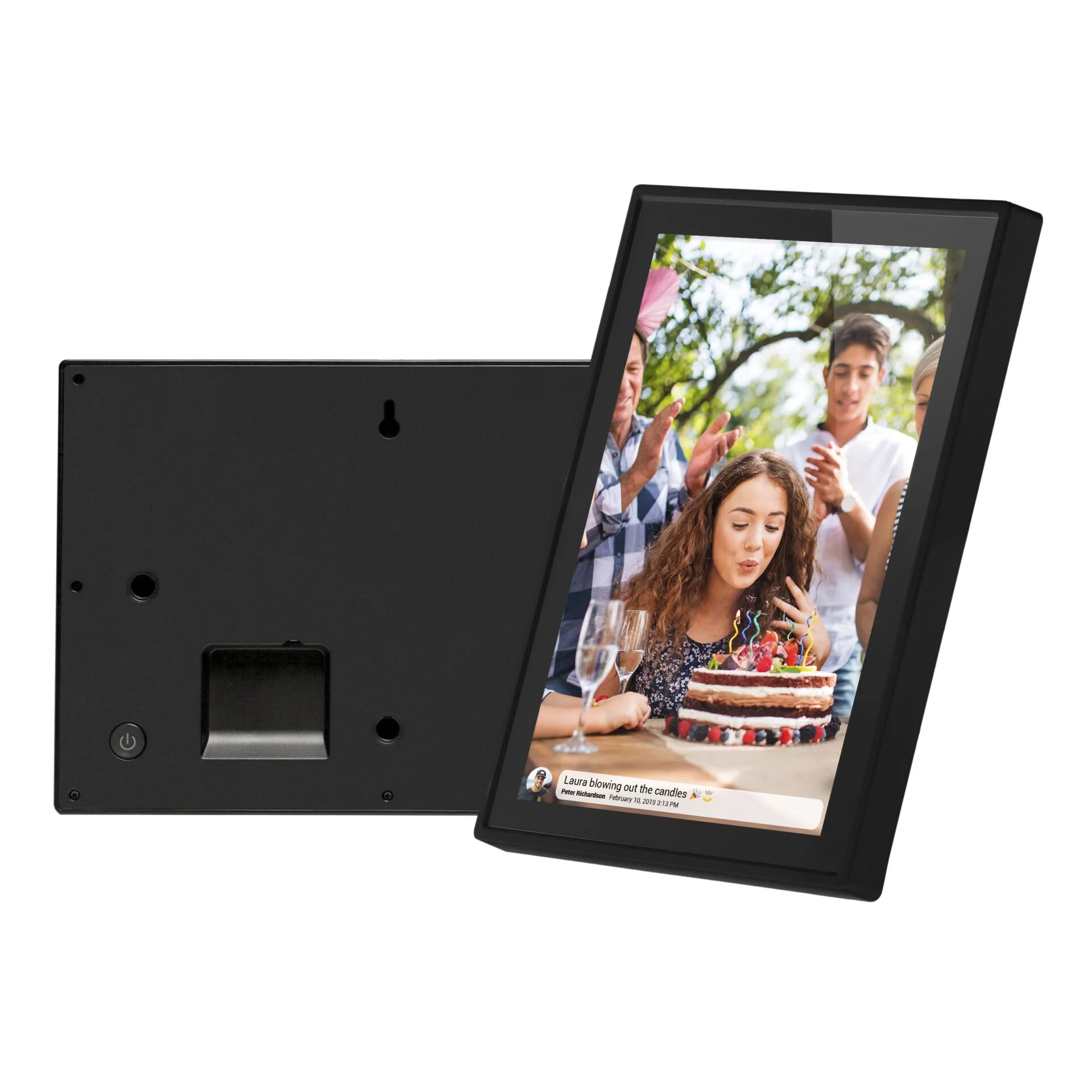 Denver Frameo PFF 1021 schwarz 25 4cm  10 1   16GB Video & Audio