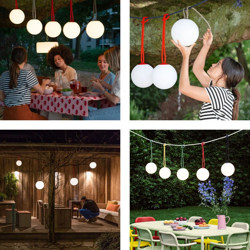 Fatboy Sphaerische Lampe Bolleke   hellgrau Leuchtmittel & Lampen