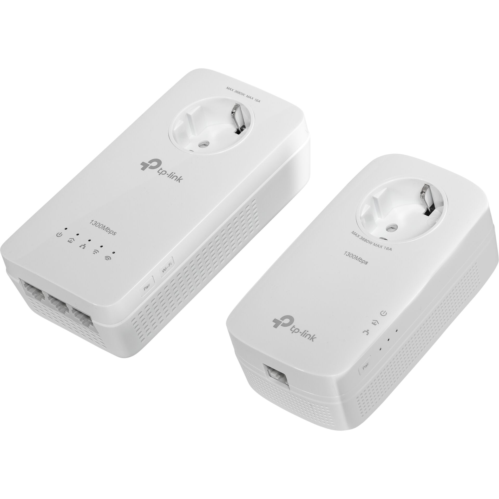 TP Link AV1300 AC1200 Gigabit WLAN Powerline KIT mit Steckdose