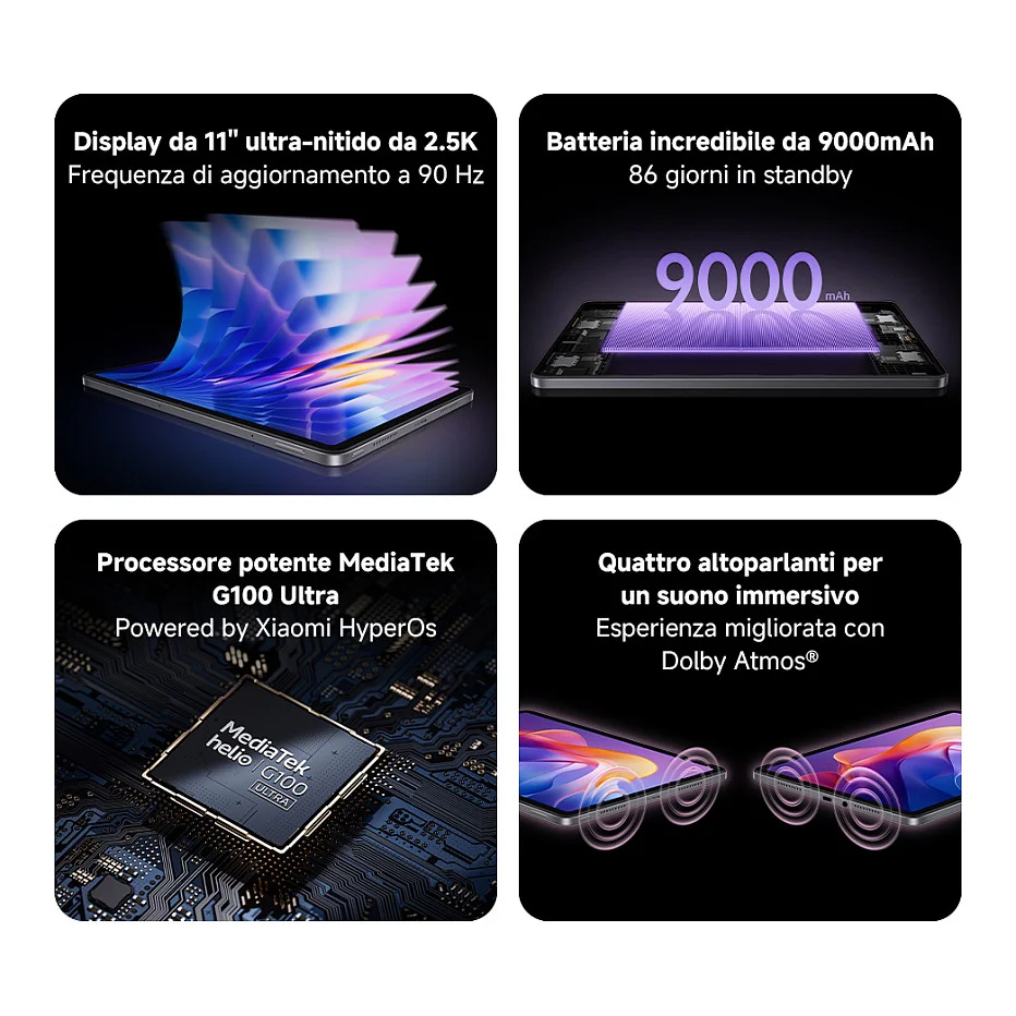 Xiaomi Redmi Pad 2 WiFi 4RAM 128GB graphite gray Tablets