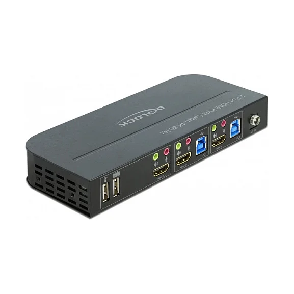 DeLOCK hdmi kvm switch 4k 60hz mit usb 3 0 und audio PC-Zubehör