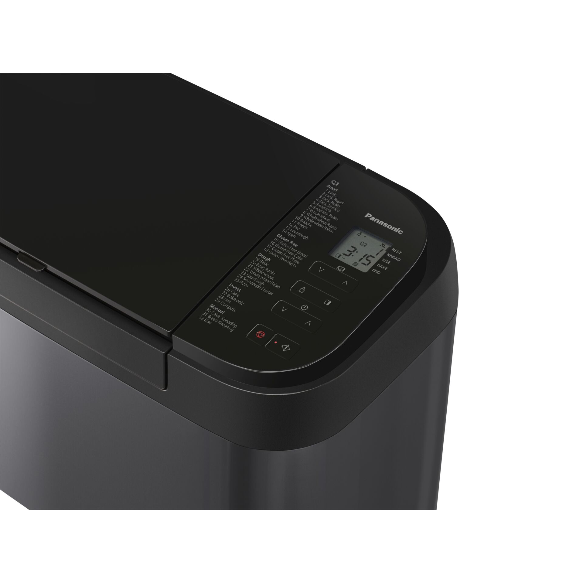 Panasonic SD YR 2540 HXD Dunkelgrau Backoefen & Mikrowellen