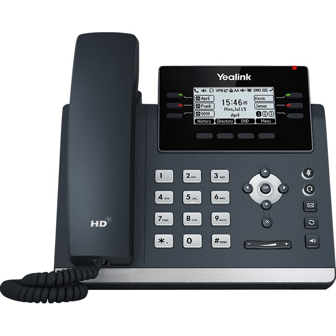 Yealink SIP T42U IP Telefon Grau LCD WLAN