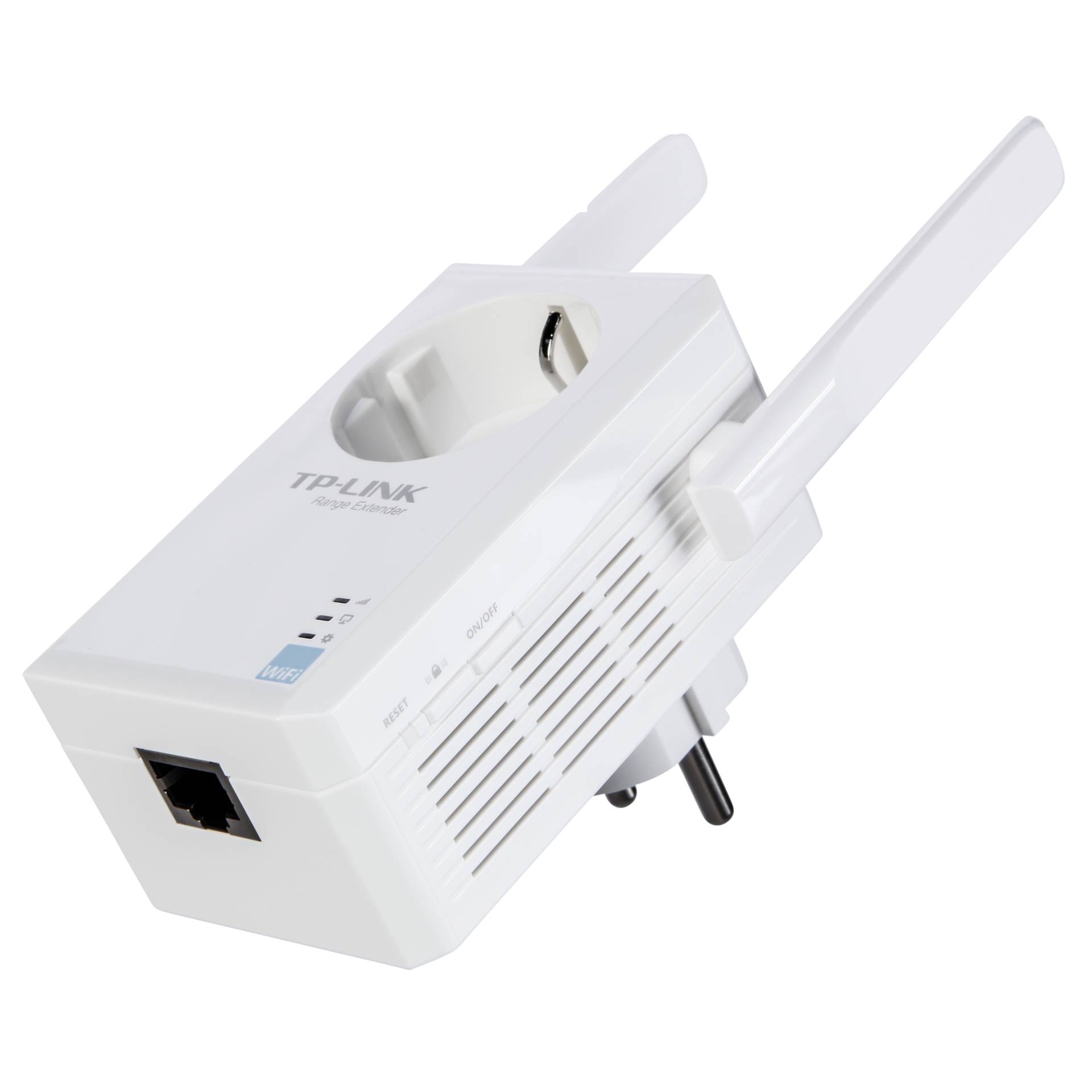 TP Link 300 Mbit s WLAN Repeater mit integrierter Steckdose Netzwerk