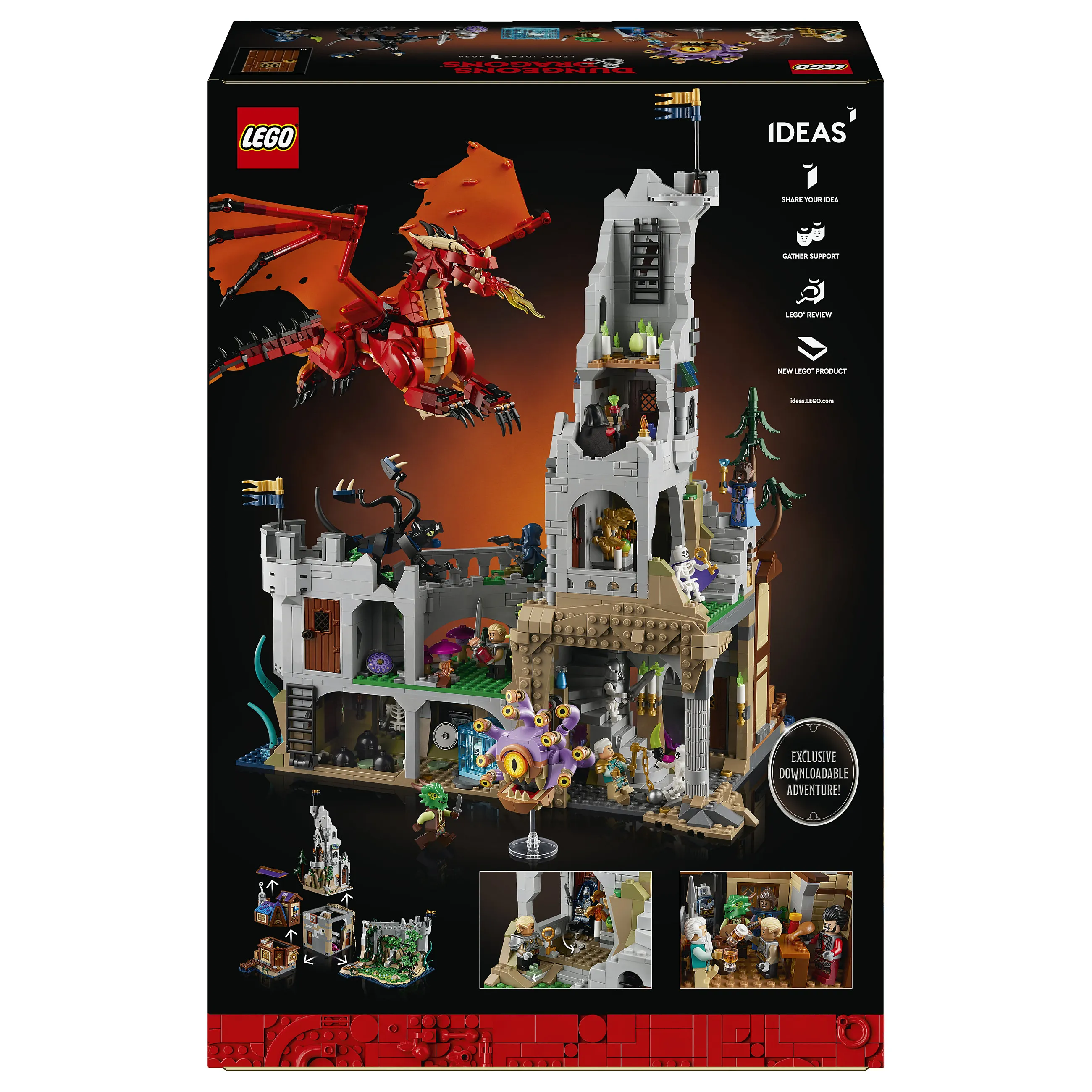 LEGO Ideas Dungeons Dragons Die Sage vom Roten Drachen