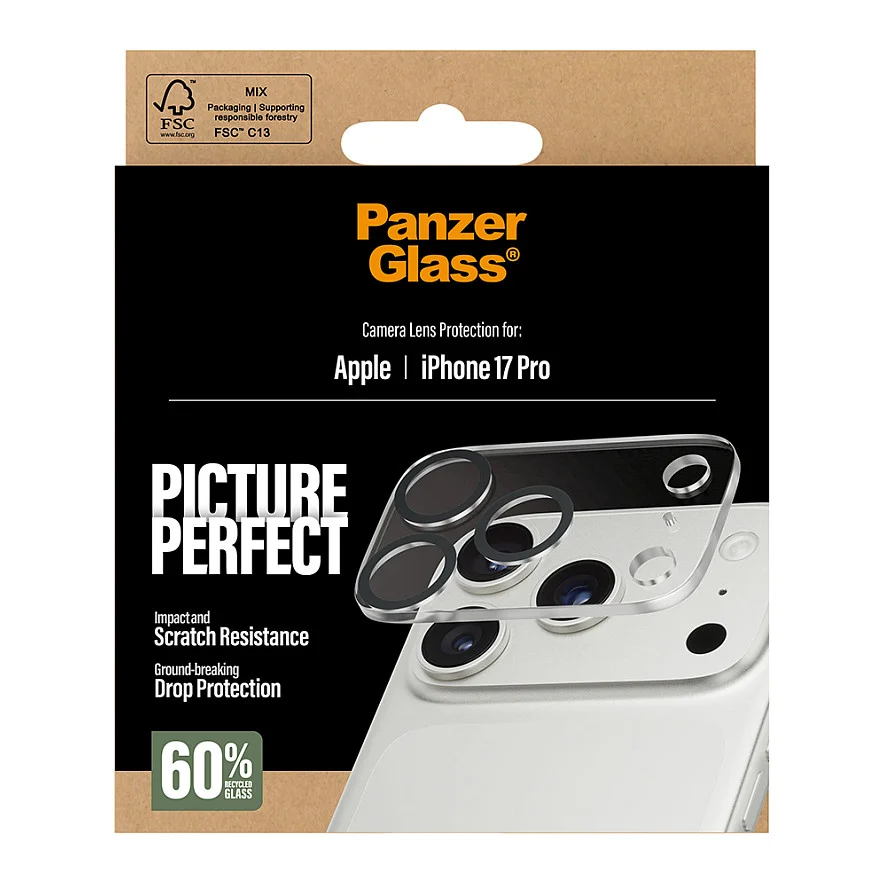 PanzerGlass   PicturePerfect Kameraschutz iPhone 17 Pro Notebook & Tablet Zubehoer