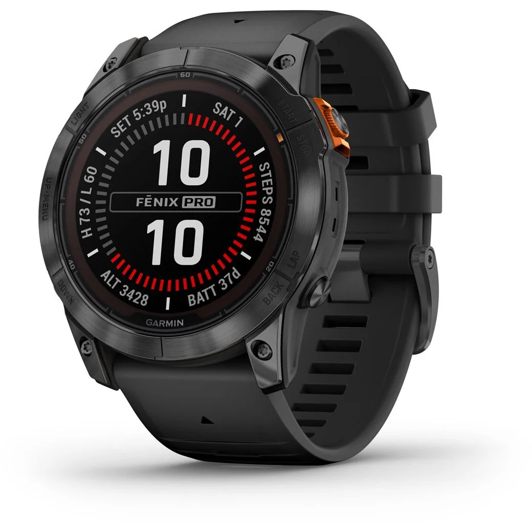 Garmin Fenix 7X Pro Solar  26mm  schwarz schiefergr Smartwatches & Fitnesstracker