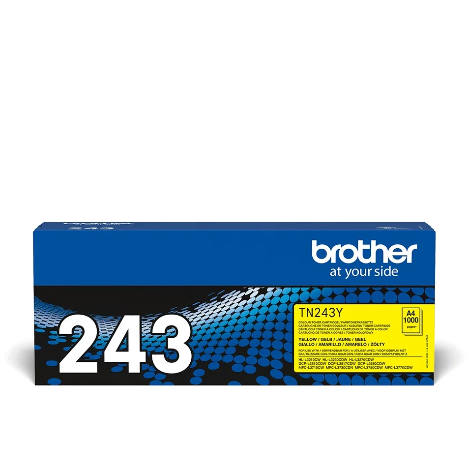Brother Toner TN 243Y Gelb bis zu 1 000 Seiten nach ISO IEC 19798 Drucker & Scanner