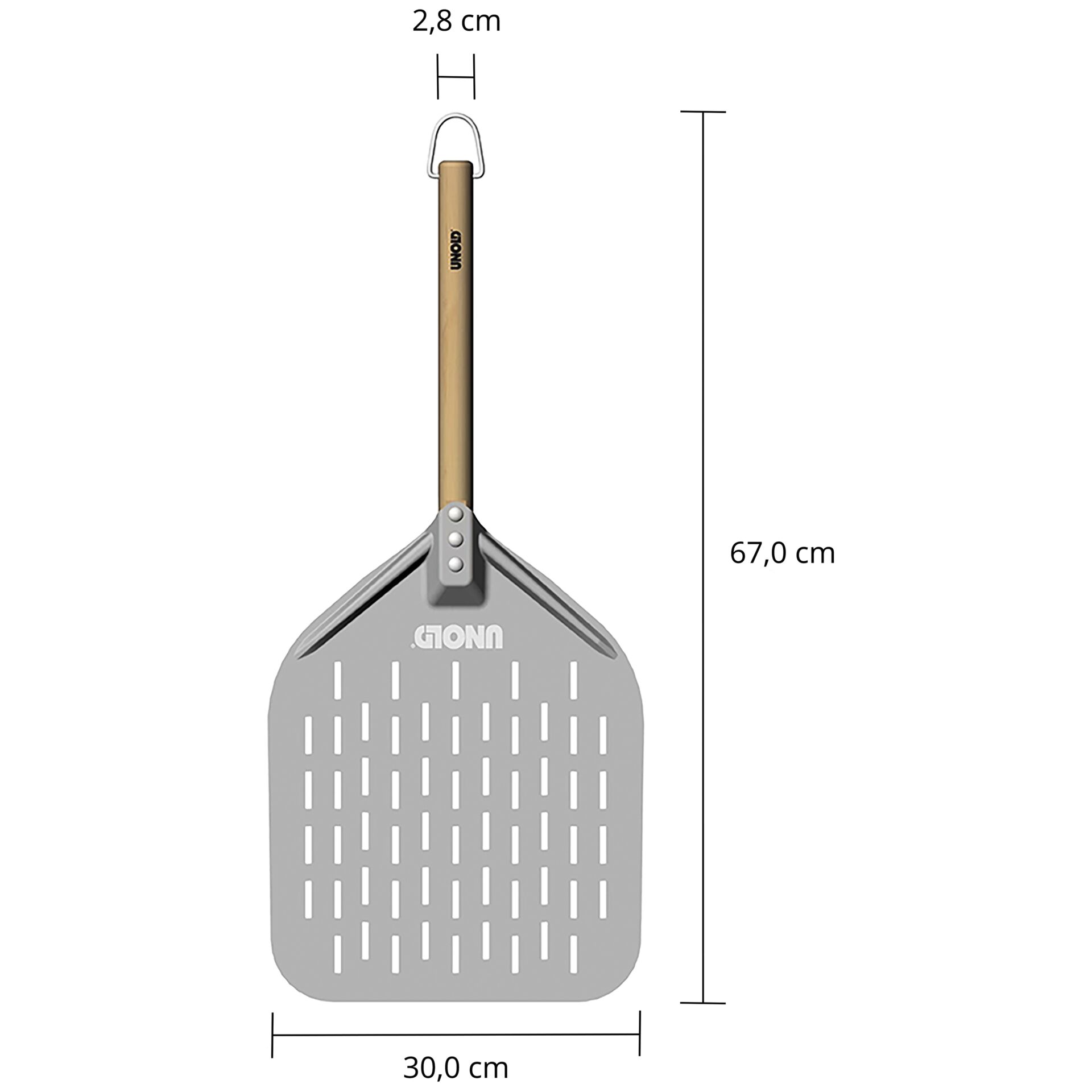 Unold 6881620 Pizzaschieber Grills