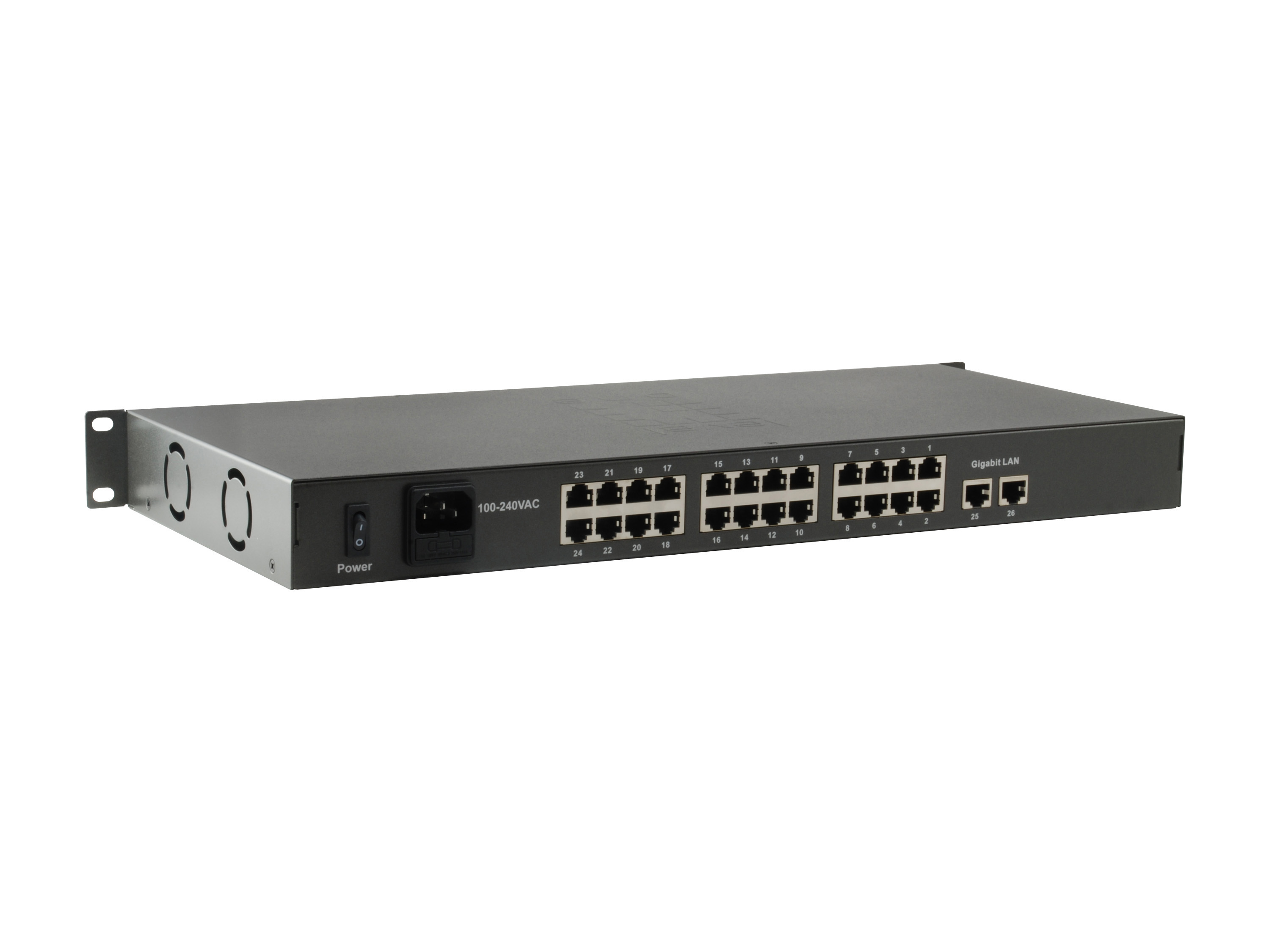 Level One FGP 2601W150 26 Port Ethernet PoE Switch   Fast Ethernet   150W Switches