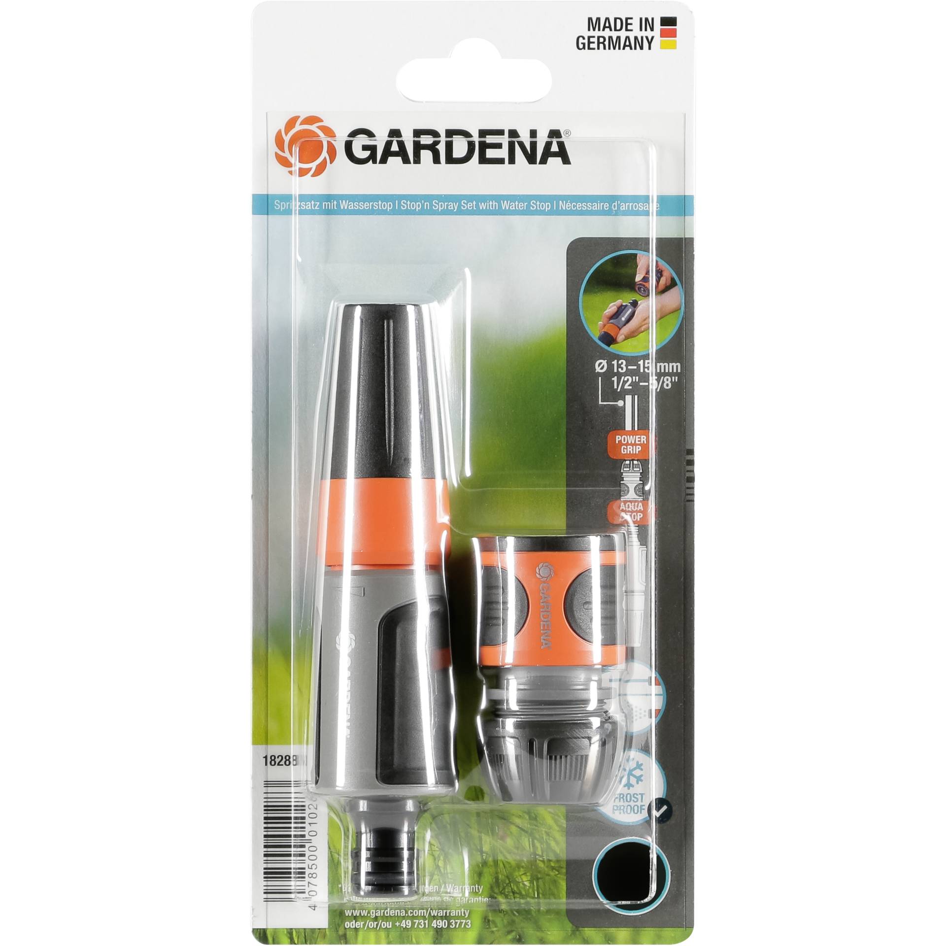 GARDENA Spritz Satz 13mm 1 2 1x 18213   18300 Gartenbewaesserung