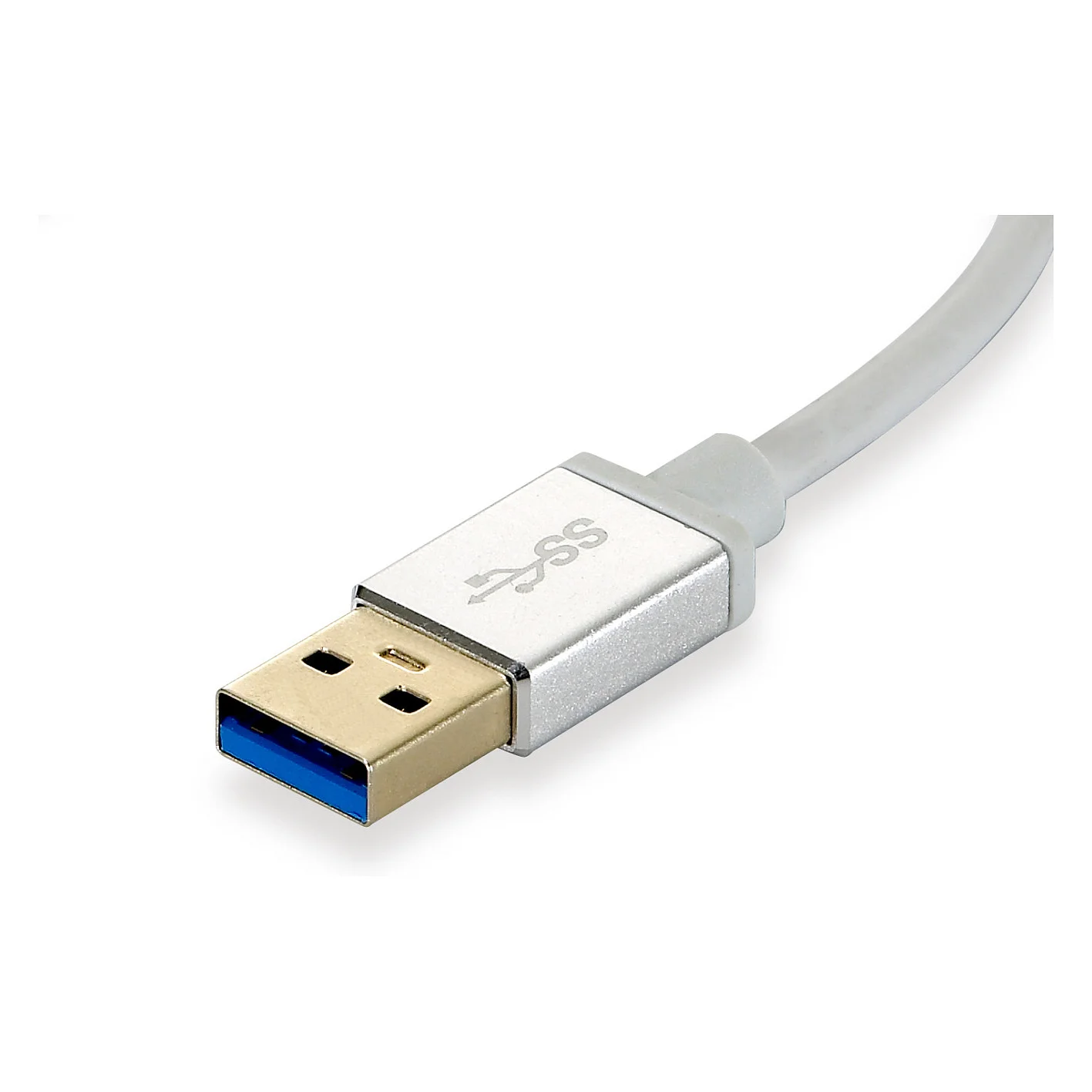 LevelOne USB 0503 Gigabit USB Netzwerkadapter mit USB Hub Netzwerk-Adapter / Netzwerk-Karten