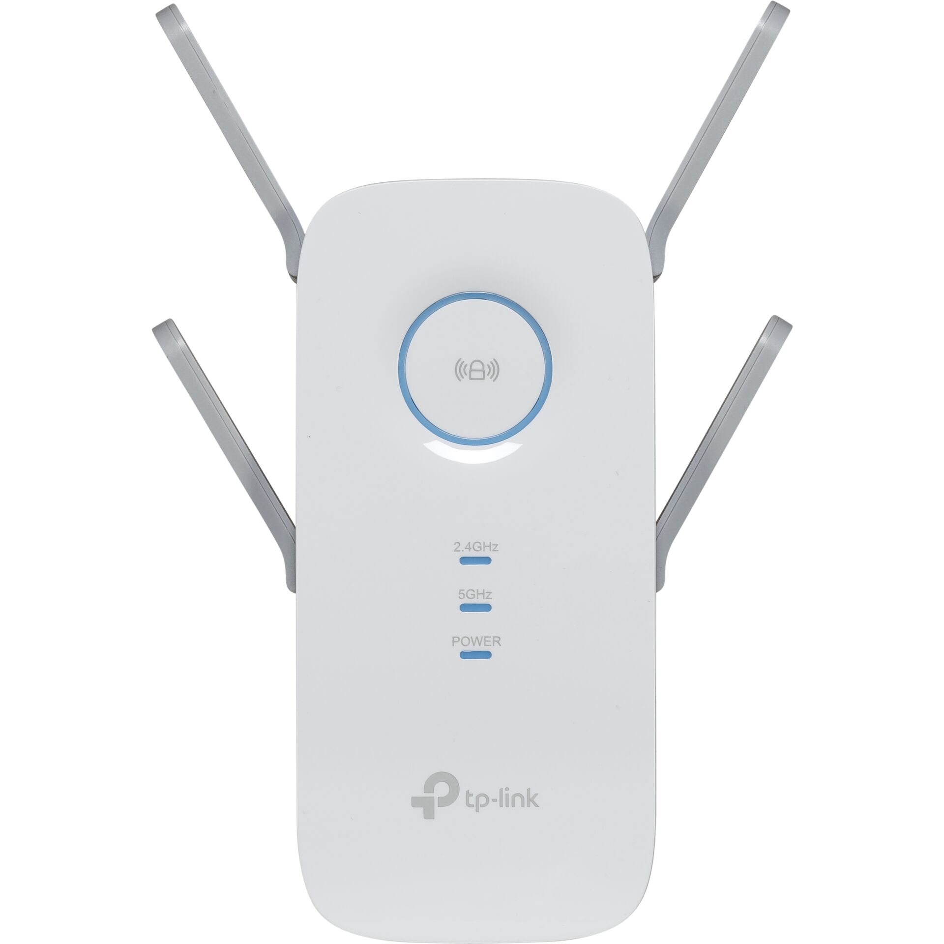 TP Link RE650 WLAN Repeater 1800 Mbps Dual Band Gigabit Ethernet Weiss