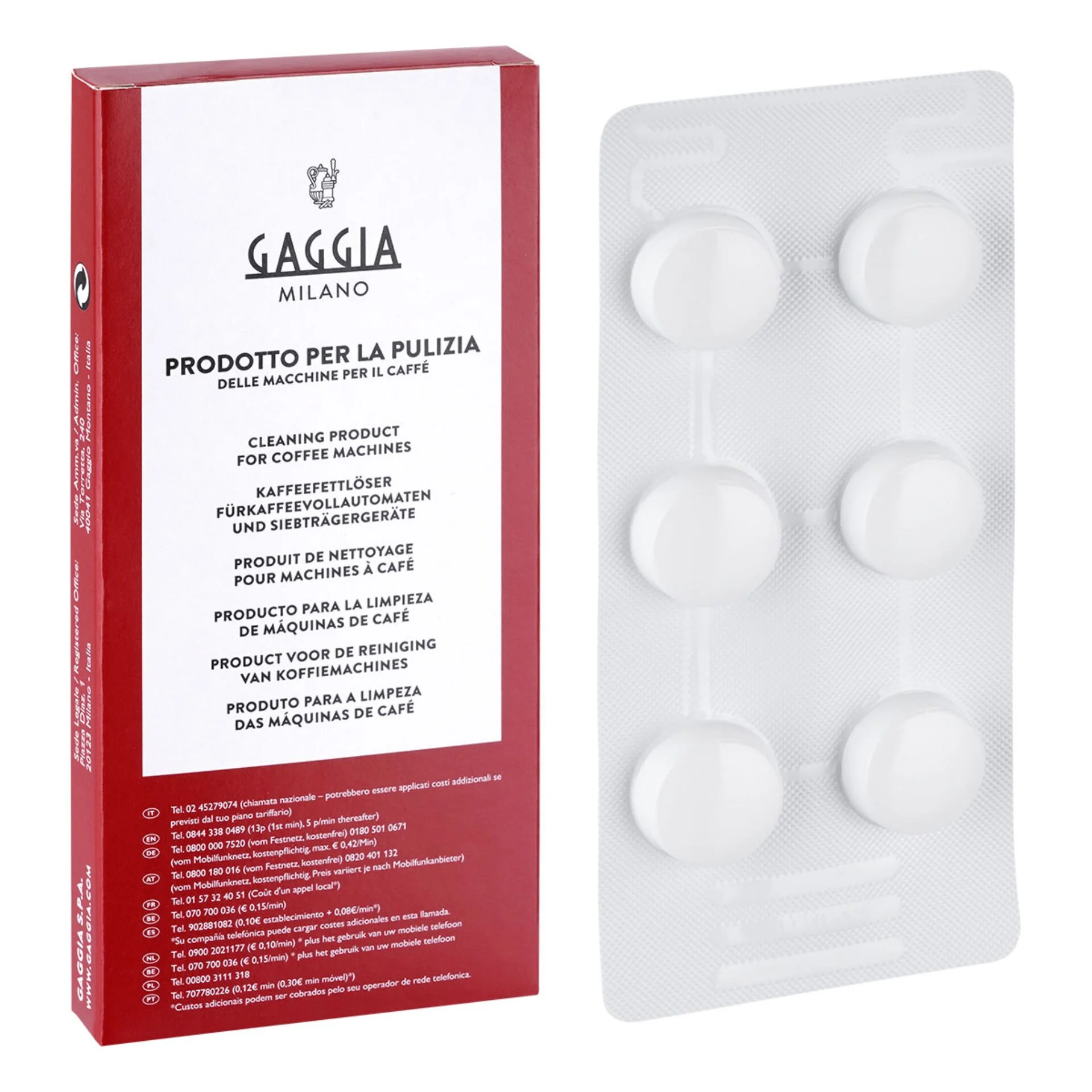 Gaggia Kaffeeloesetabletten 6 St  Zubehoer Kaffeemaschinen