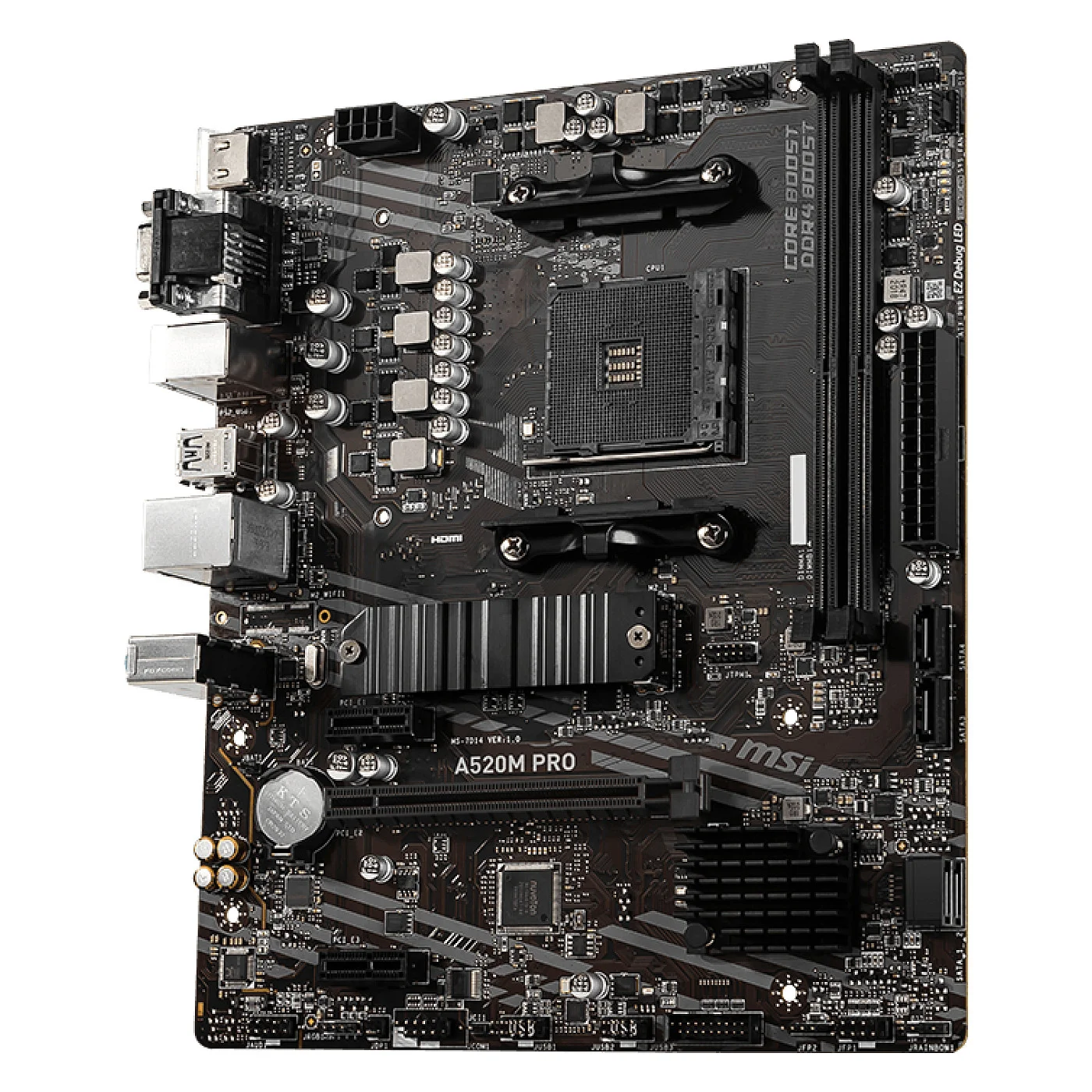 MSI A520M PRO Motherboard AMD A520 Sockel AM4 micro ATX PC-Zubehoer