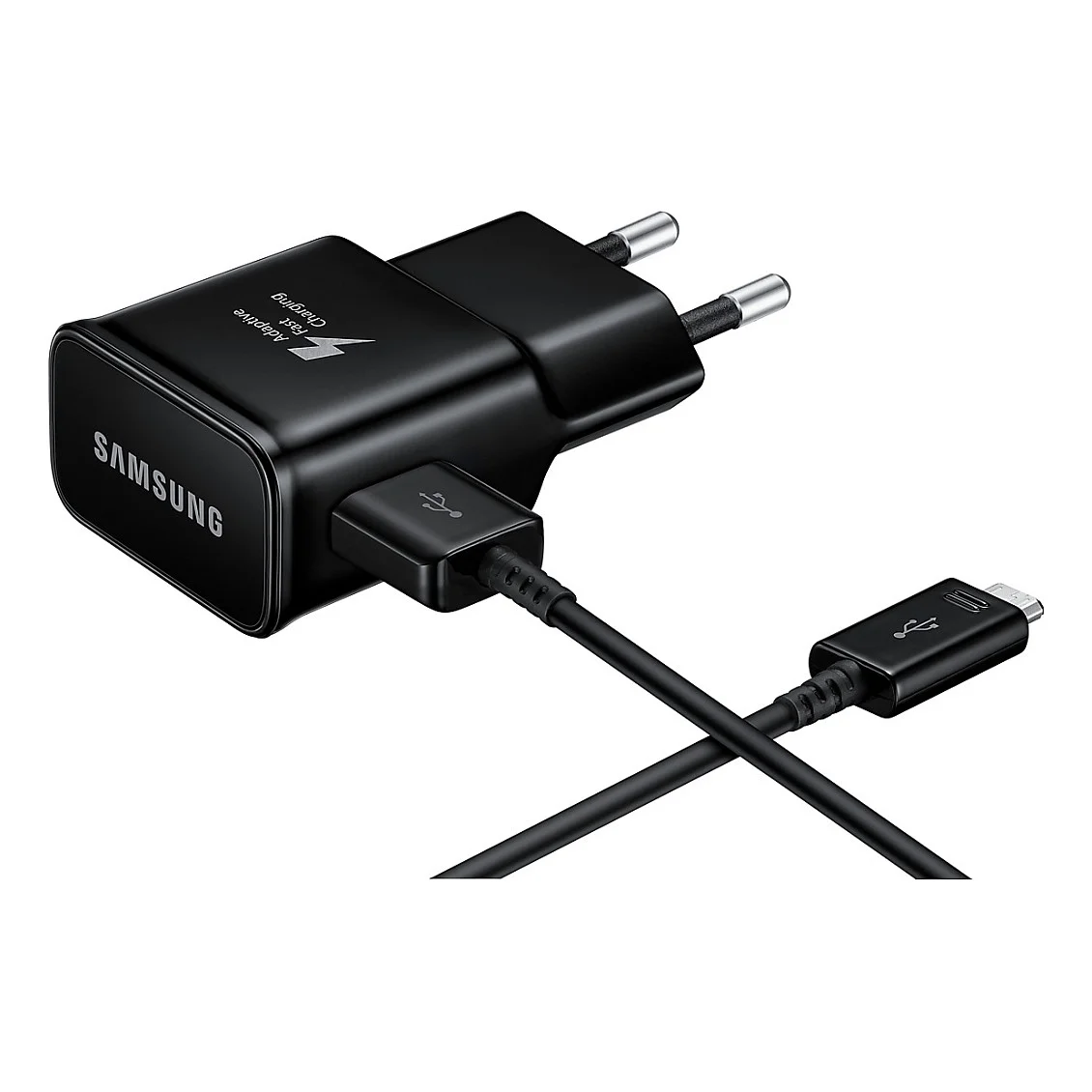 Samsung EP TA20 Universal Schwarz AC Schnellladung Drinnen  Draussen Handys & Tablets