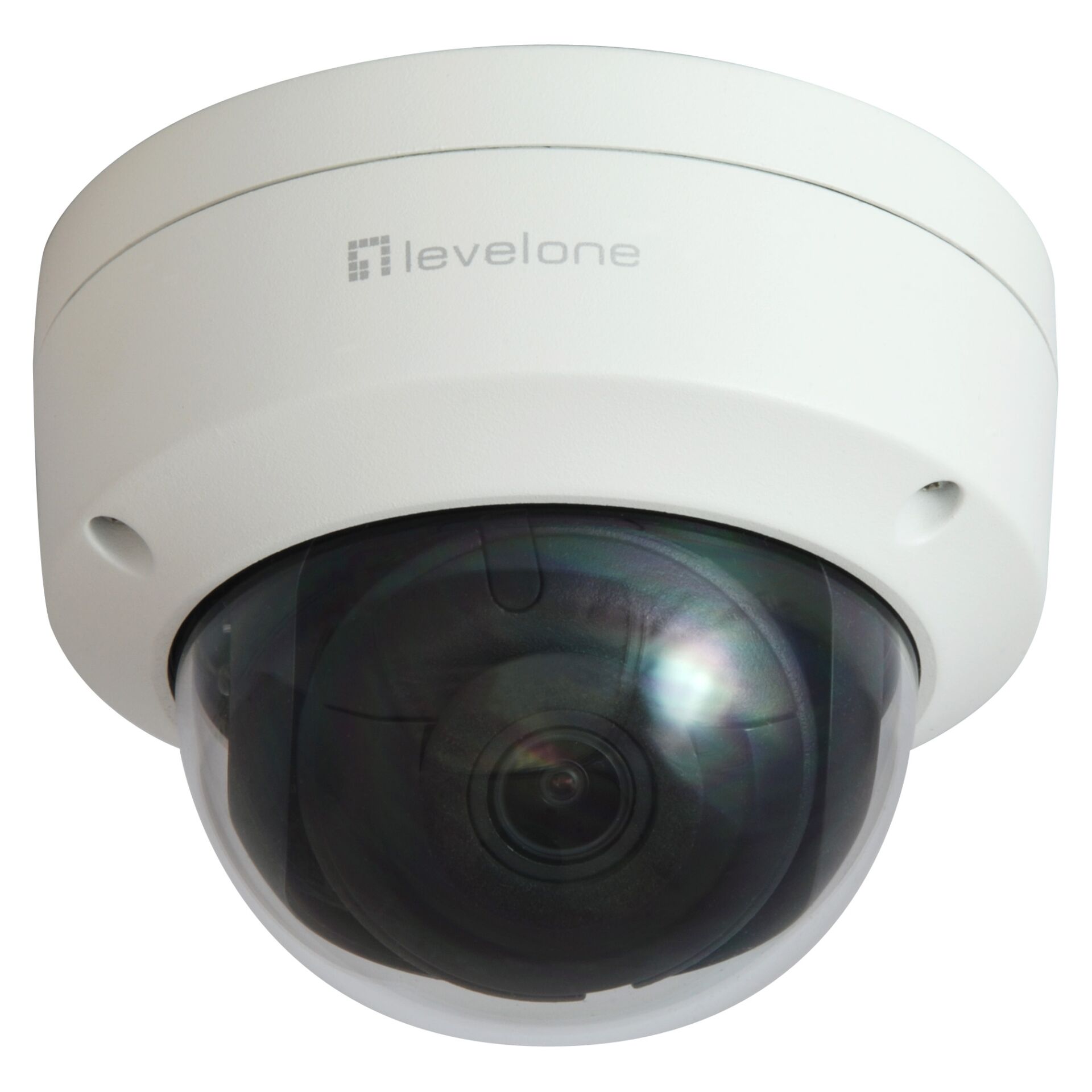 LevelOne GEMINI Feste Dom IP Netzwerk Kamera 2 Megapixel H 265 Vandalensicher 802 3af PoE Innen Aussen
