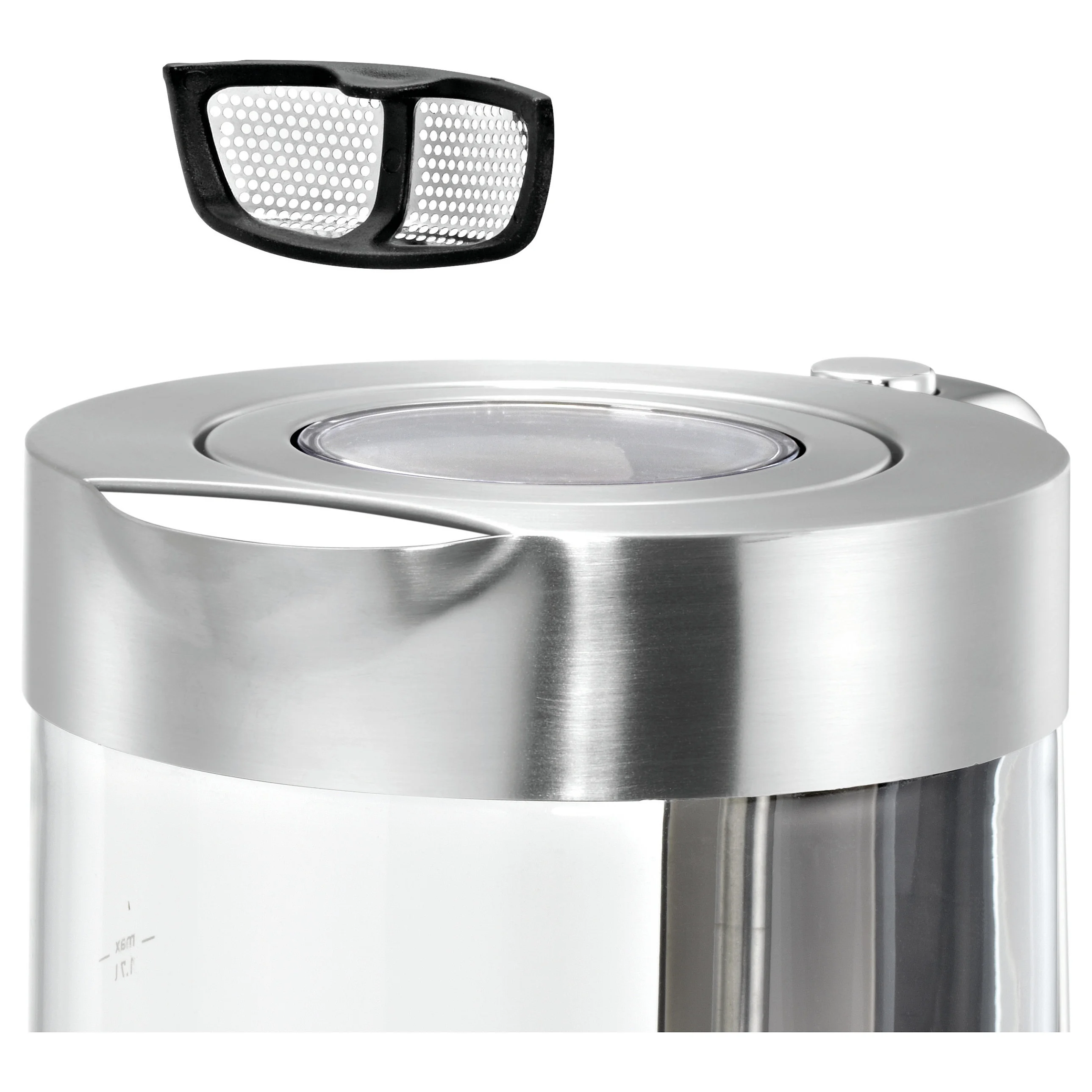 WMF Lono 0413150011 Wasserkocher 1 7 l 3000 W Chrom  Transparent Kuechenkleingeraete