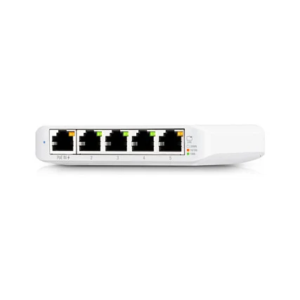 Ubiquiti UniFi USW Flex Mini Switch 5 Port PoE    Kompaktes Netzwerkgeraet Switches