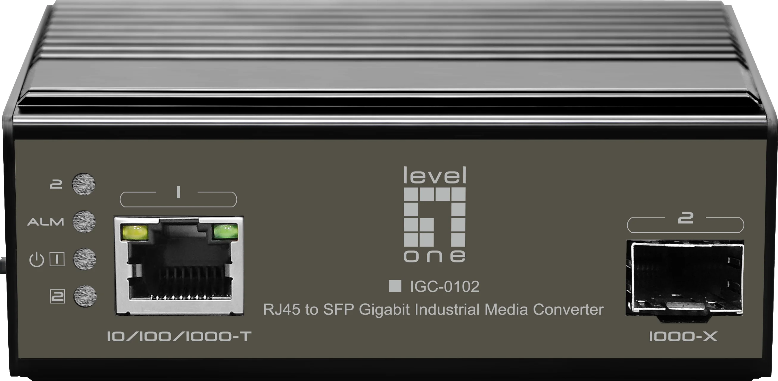 LevelOne IGC 0102 Netzwerk Medienkonverter 1000 Mbit s Schwarz