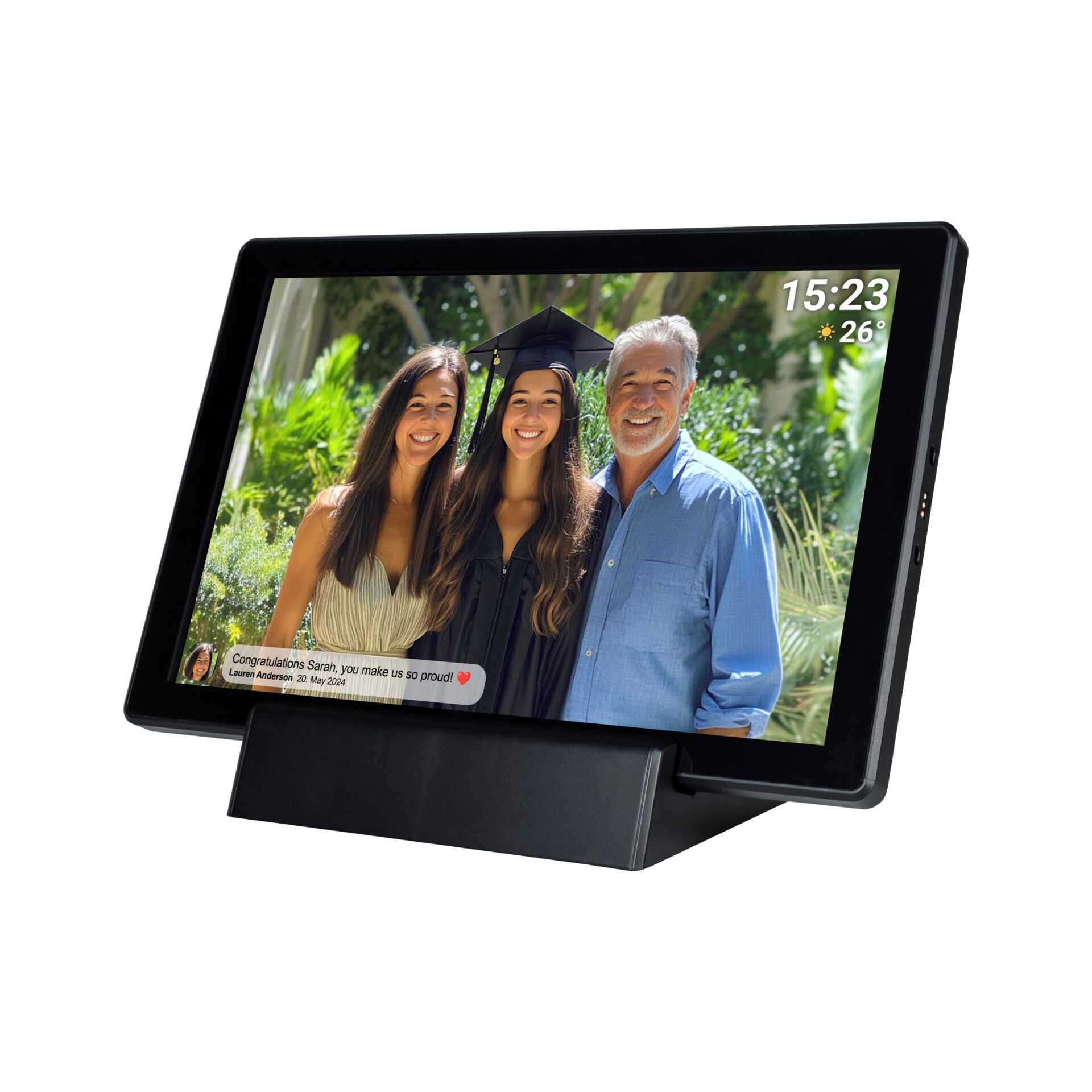 Denver Frameo PFF 1070 schwarz 25 4cm  10 1   16GB mobil Video & Audio