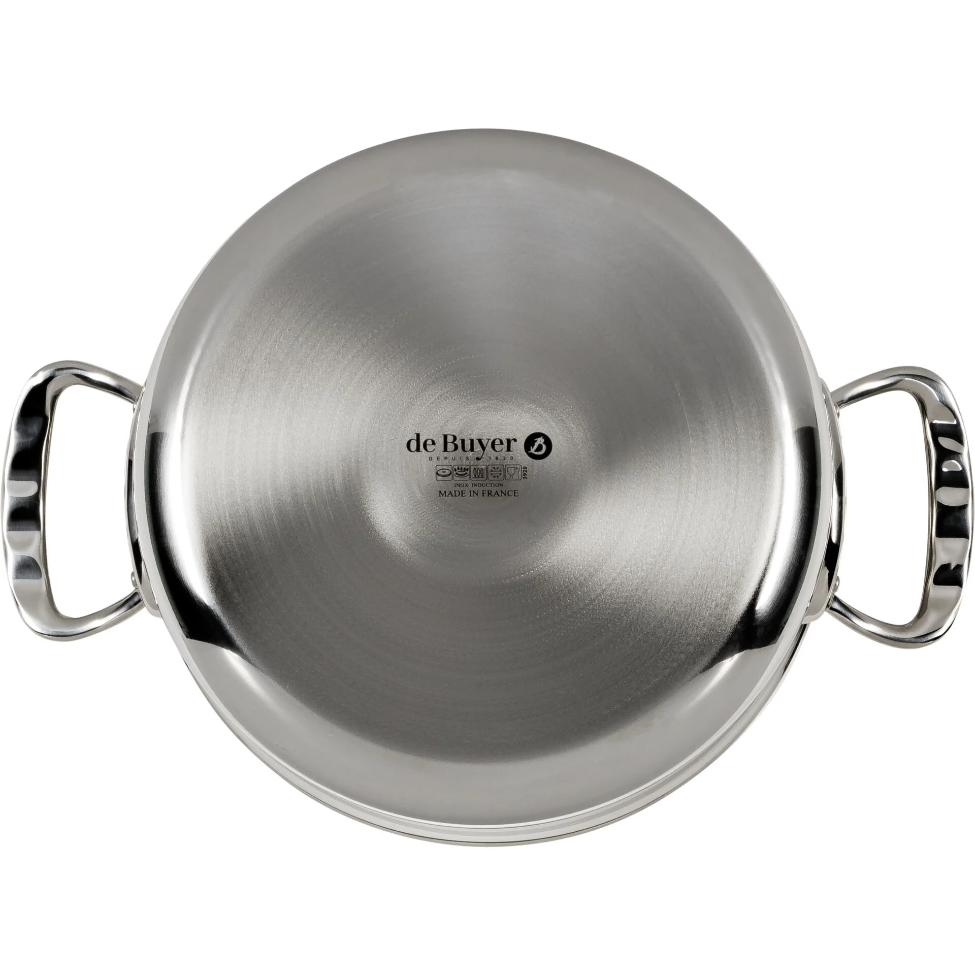 De Buyer Affinity Bratentopf Edelstahl mit Deckel 24 cm Pfannen & Toepfe