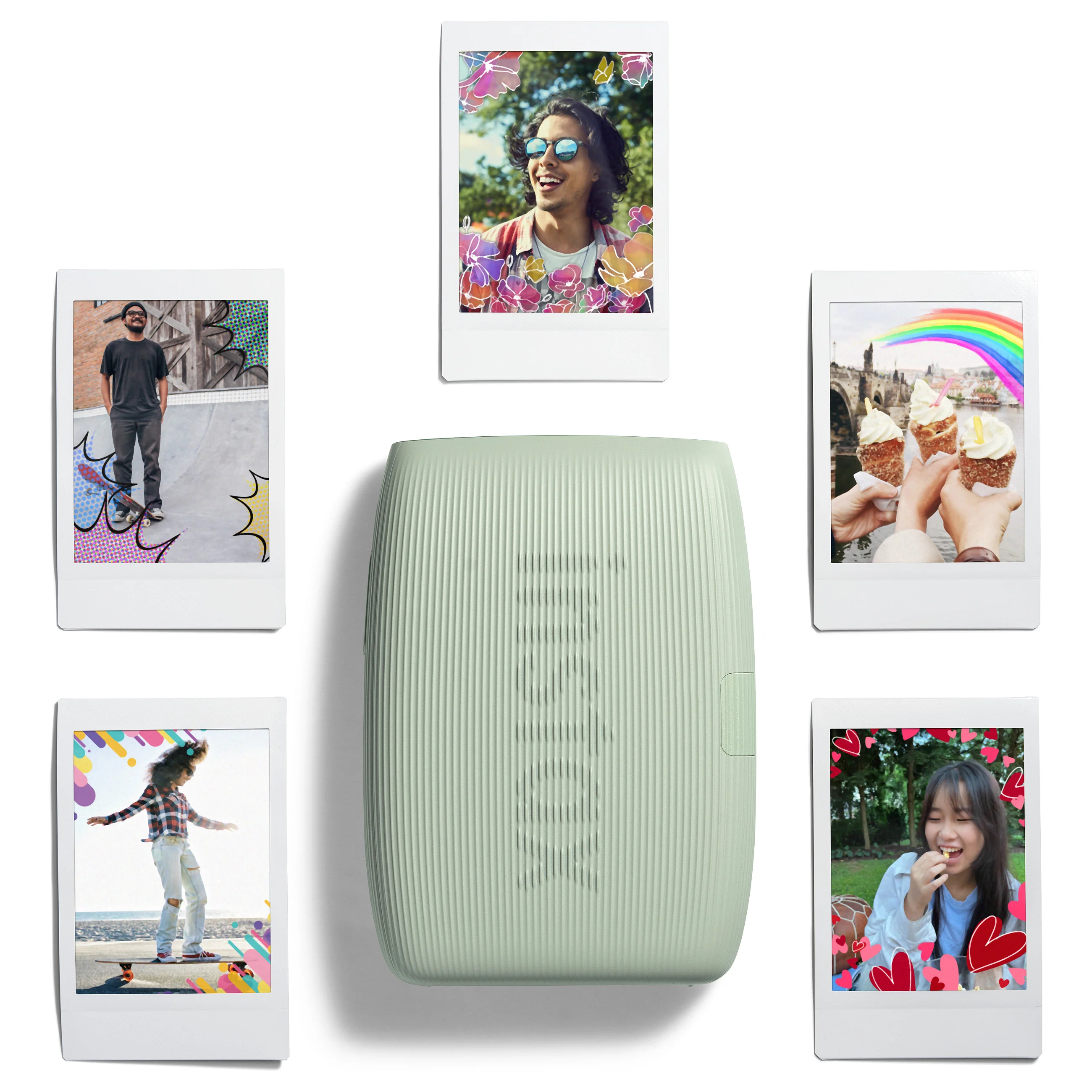 Fujifilm instax mini Link 3 EX D Sage Green Drucker & Scanner