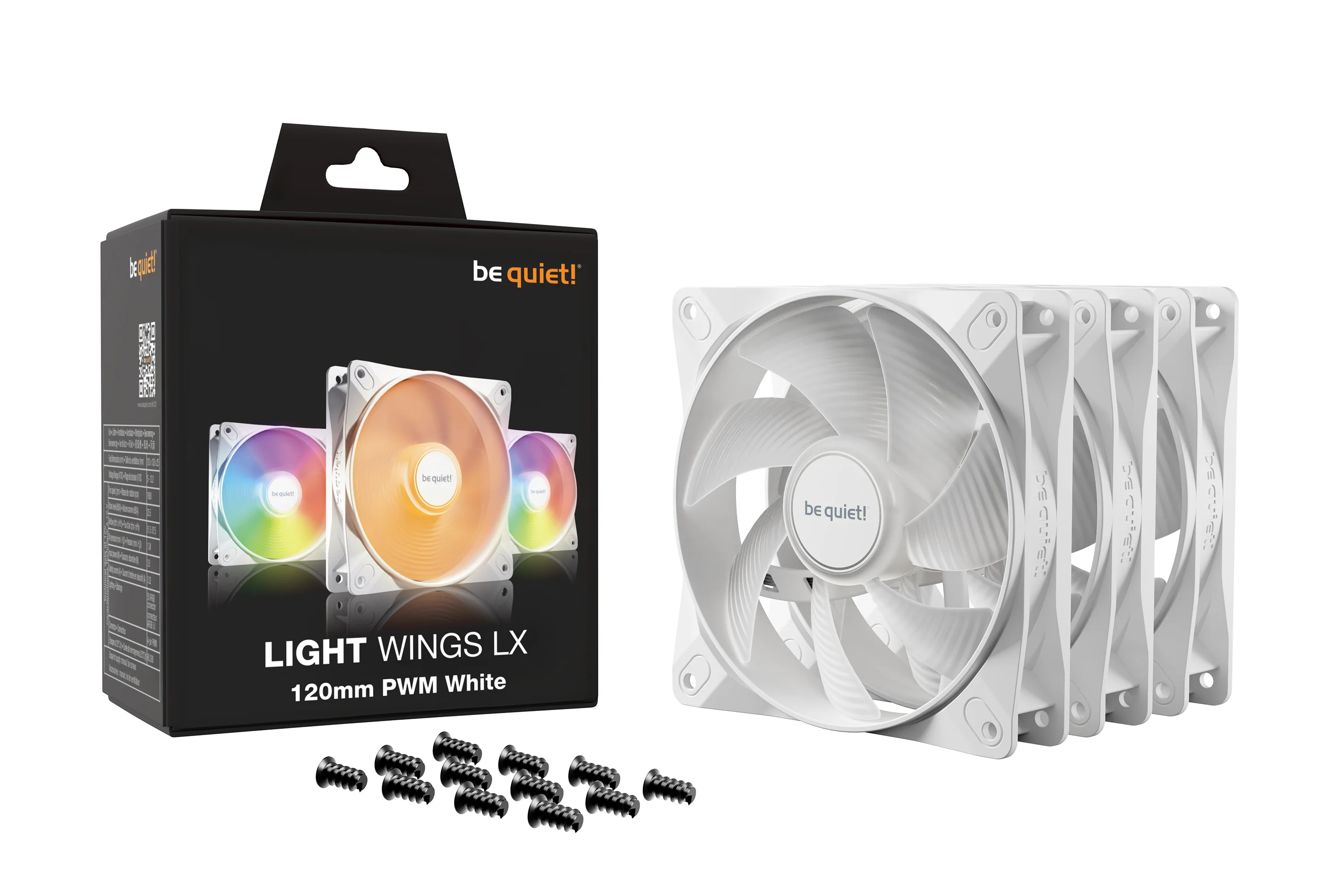 be quiet  120mm  light wings lx pwm white triple pack PC-Zubehoer
