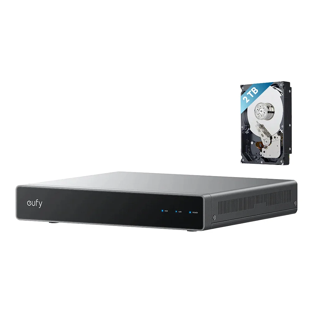 Eufy Network Video Recorder S4 Schwarz  Grau Netzwerk