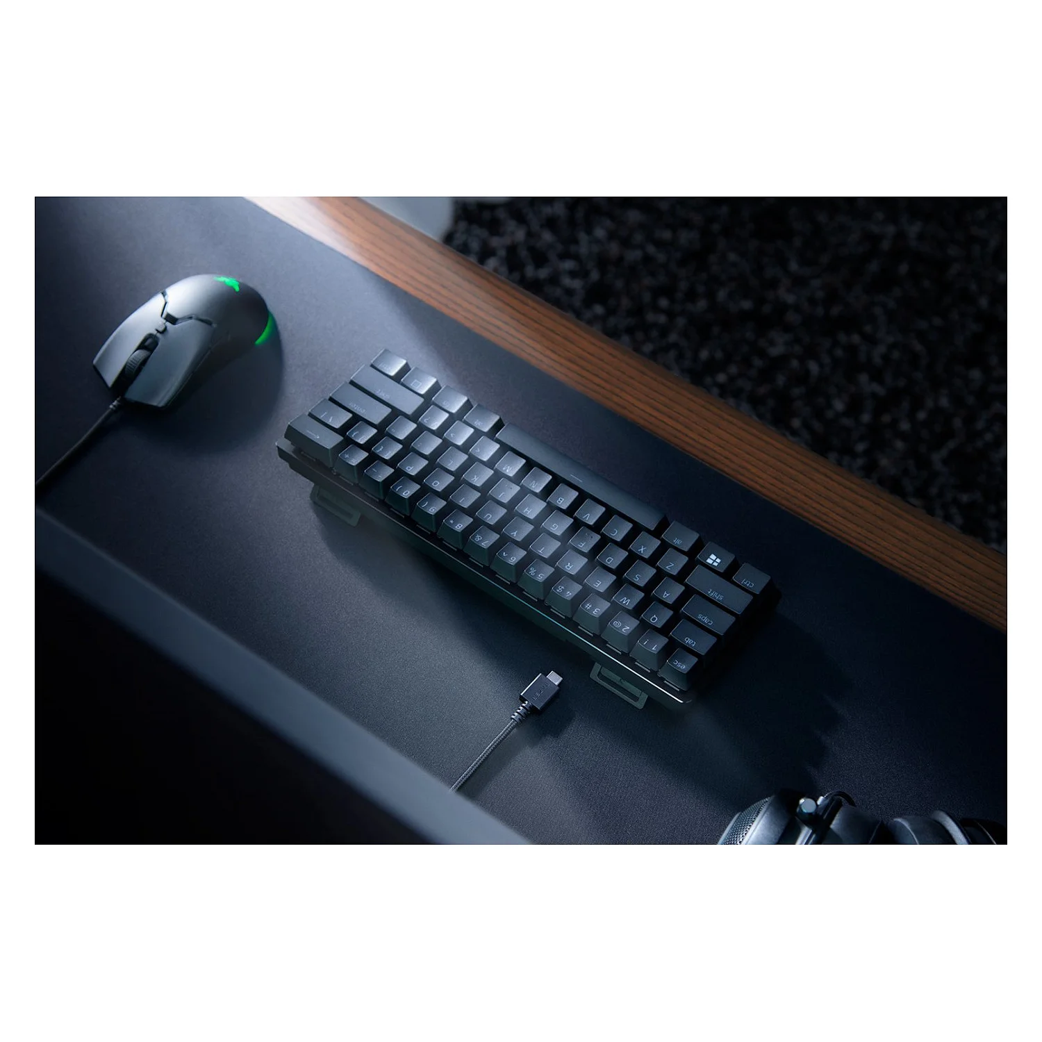 Razer Huntsman Mini  schwarz  DE Layout  Linear Optical  Red   Tastaturen & Maeuse