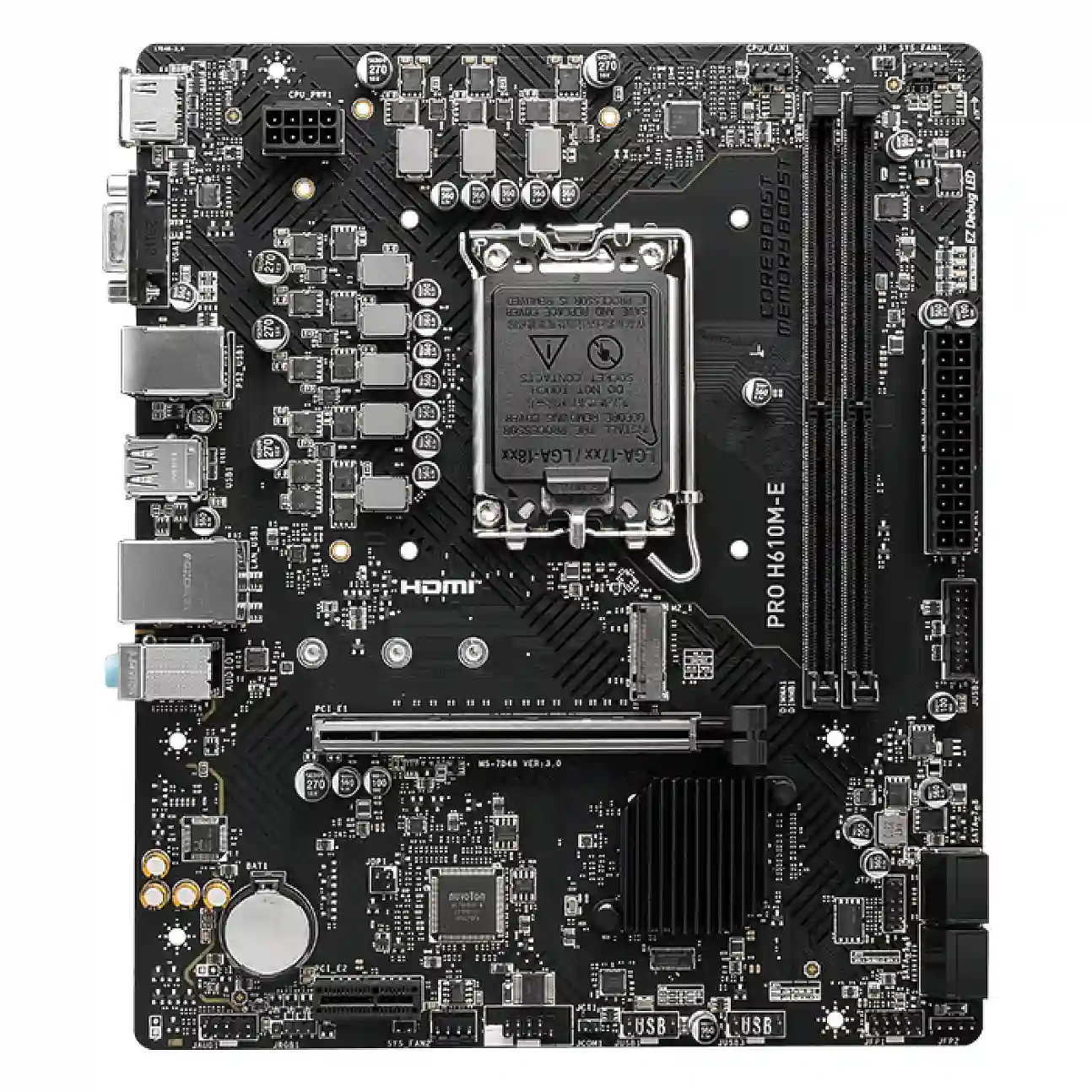MSI PRO H610M E Motherboard Intel H610 LGA 1700 micro ATX PC-Zubehoer