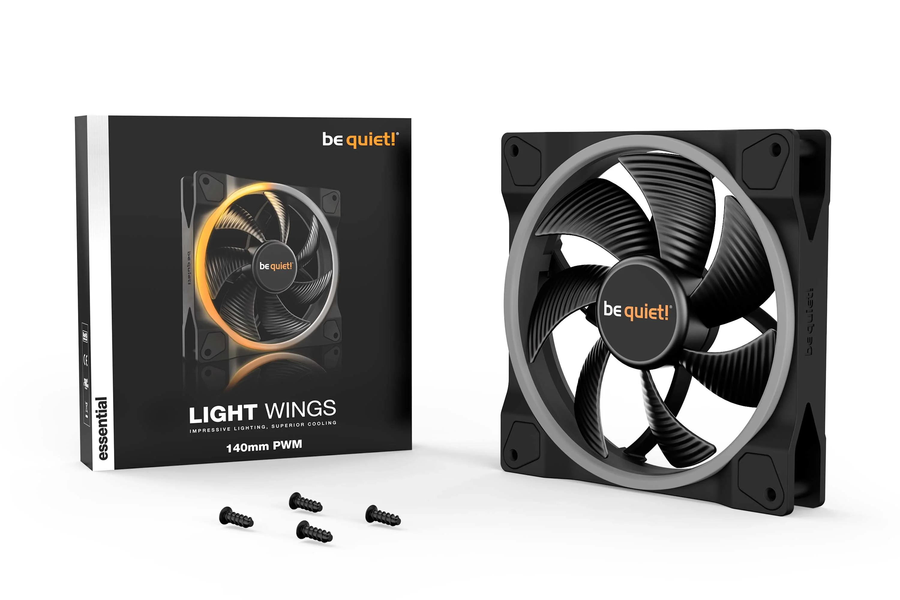 be quiet  140mm  light wings 140mm pwm argb PC-Zubehoer