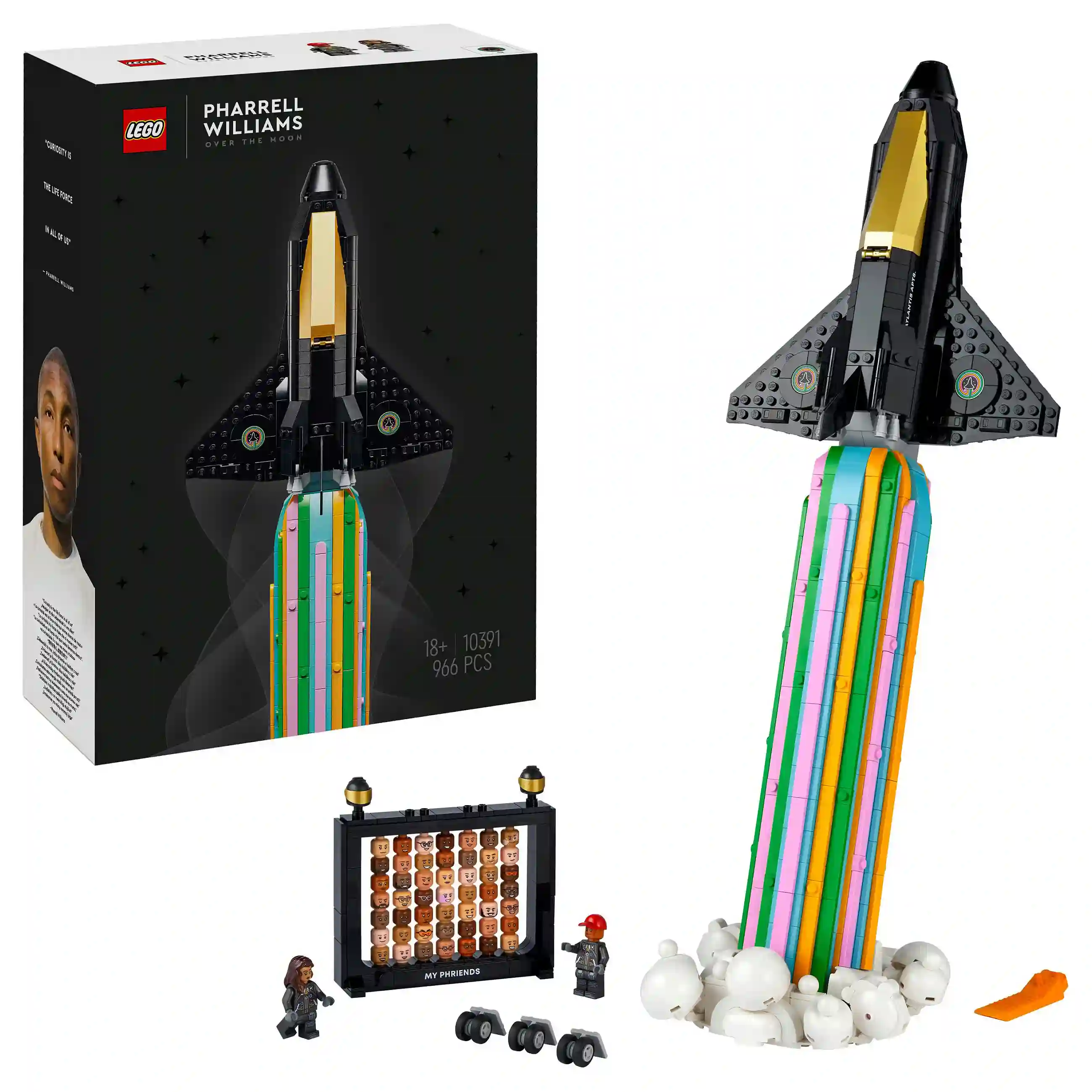 LEGO 10391 Icons ber dem Mond mit Pharrell Williams Spielwaren